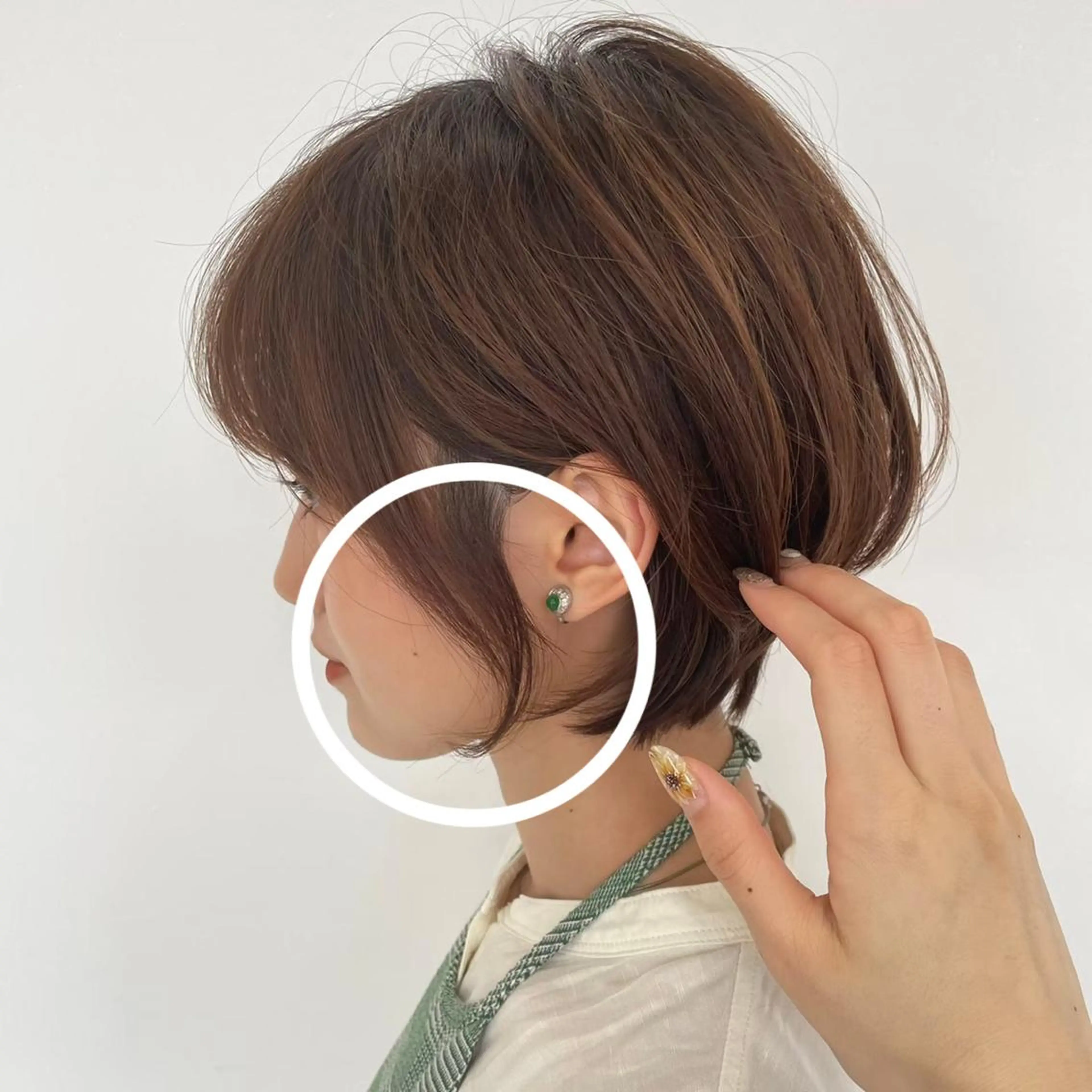 ショート 大江 美穂のヘアスタイル