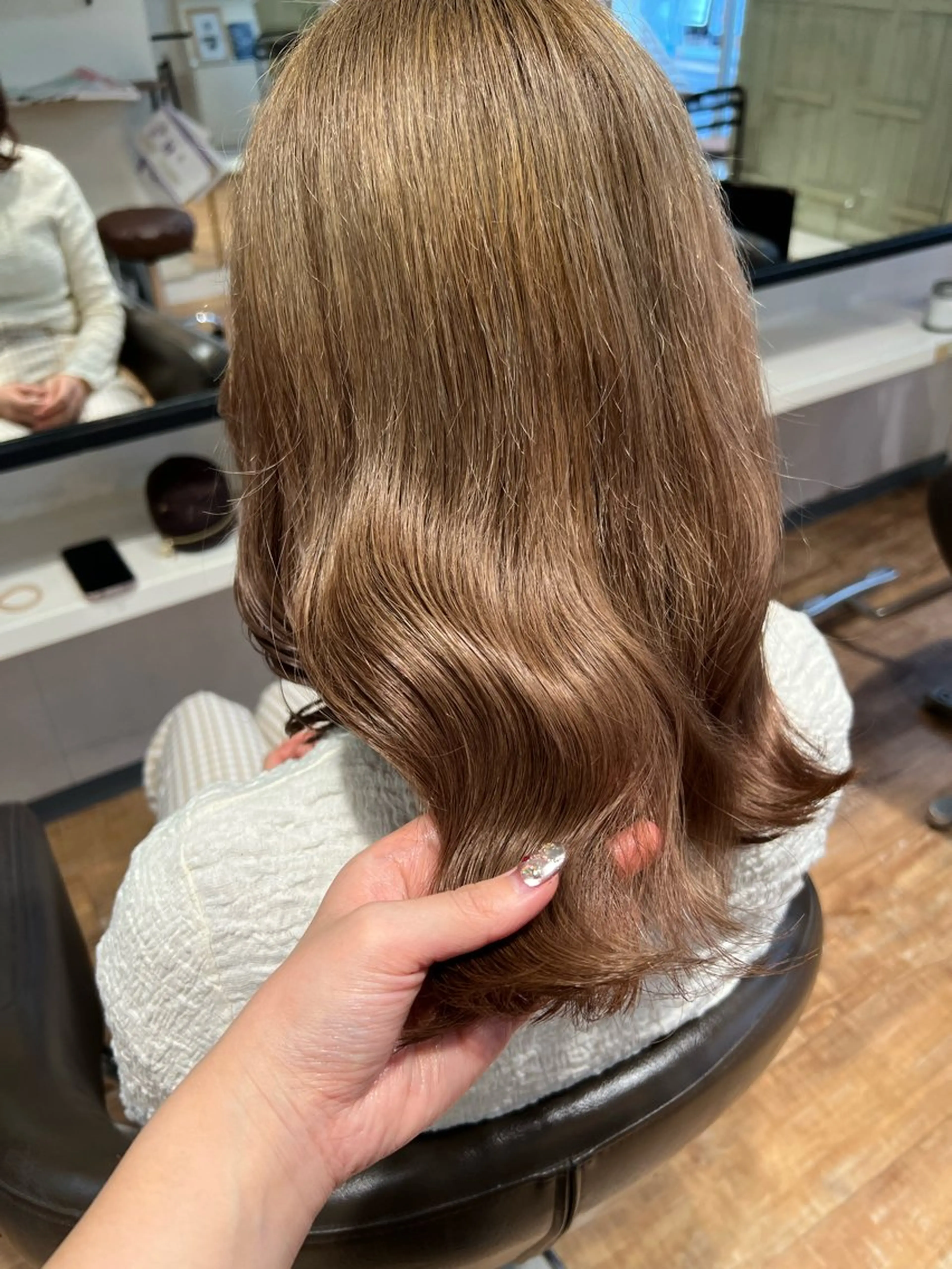 カラー ベージュカラー ヘアカラー トリートメント インナーカラー♡ Nanakoのヘアスタイル