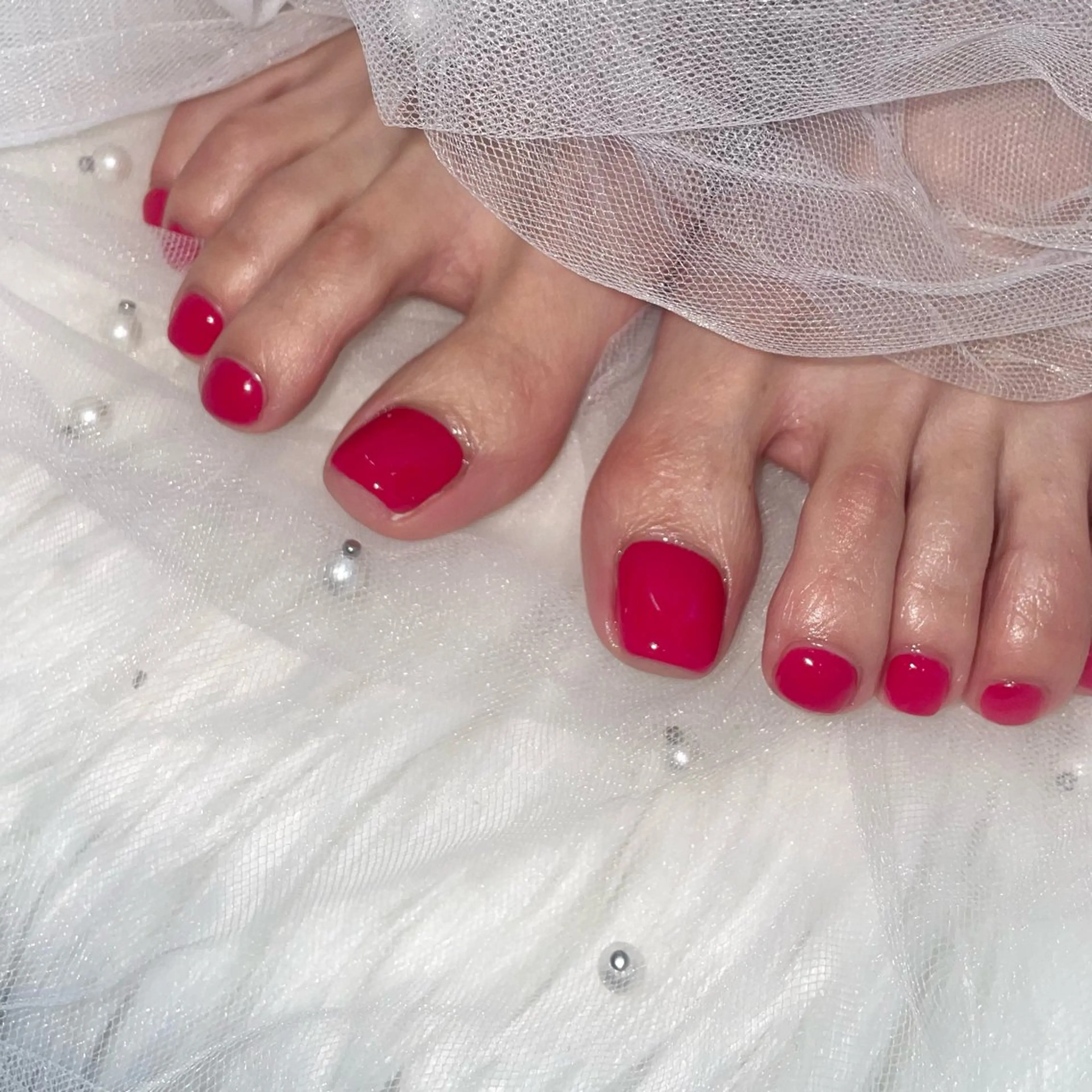 オフなしフットワンカラー🐾の写真