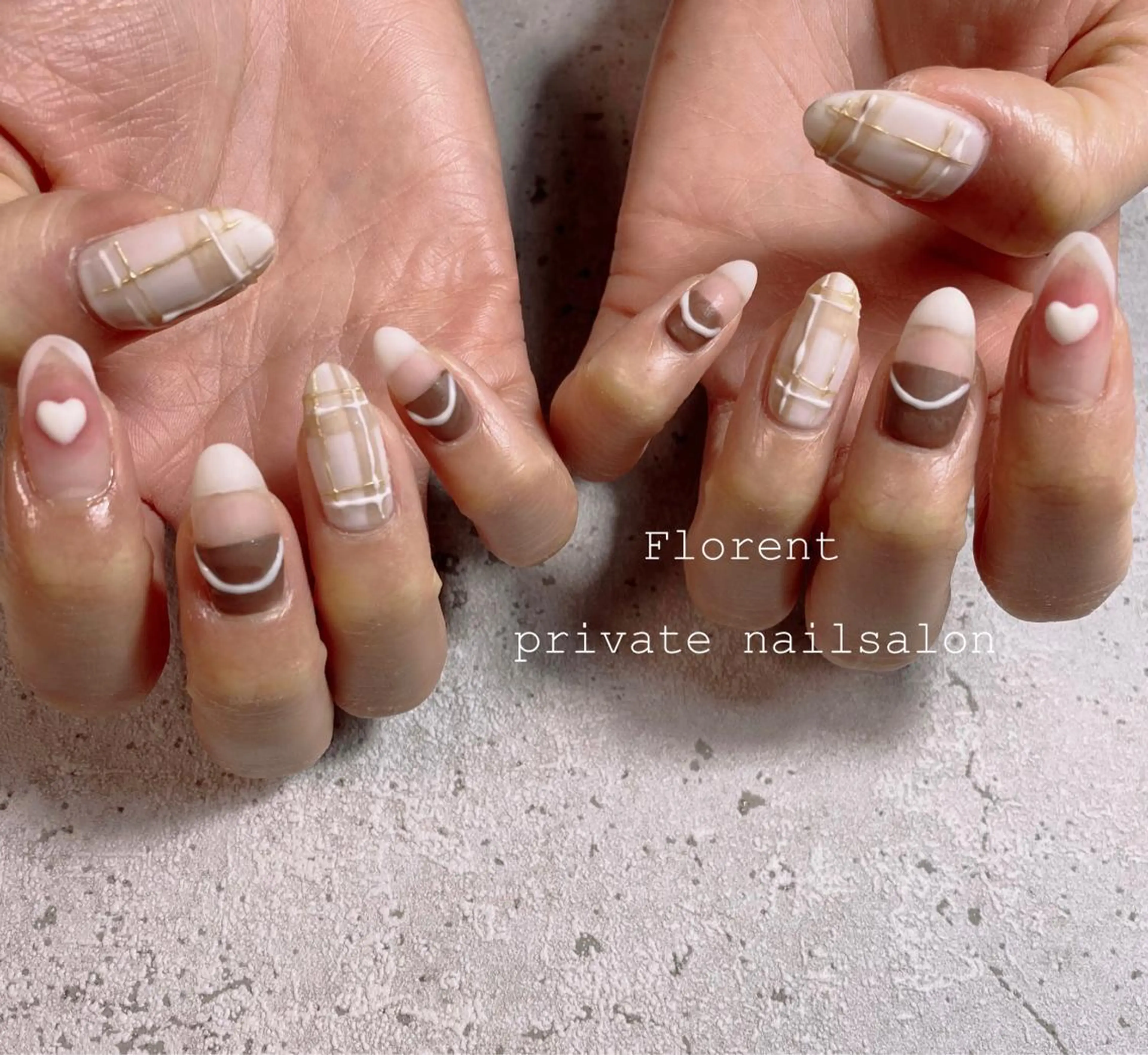 ネイル ハンドネイル florent nailのネイルデザイン