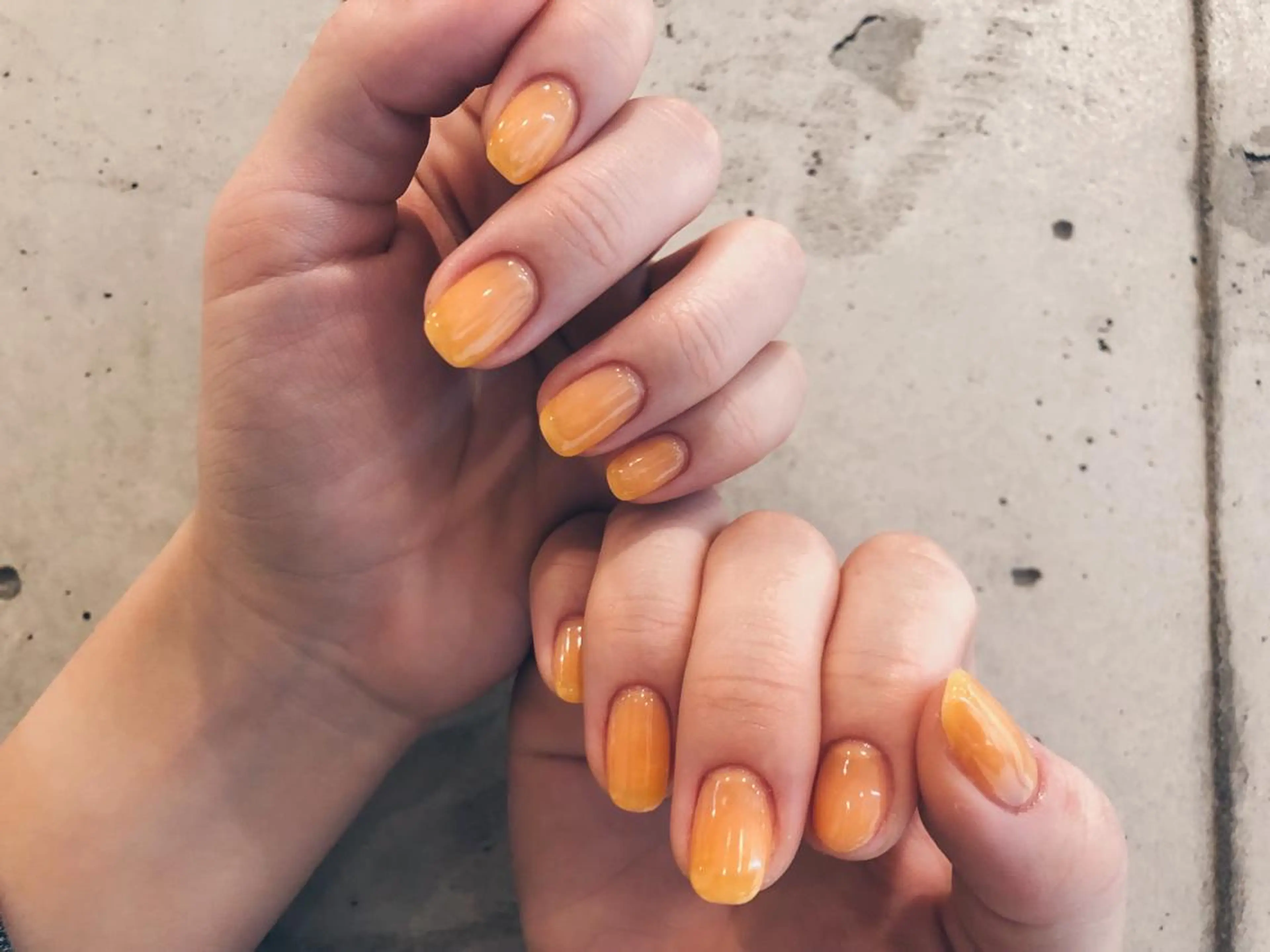 ショート カラー ネイル マツエク・マツパ ハンドネイル illum hicariのネイルデザイン