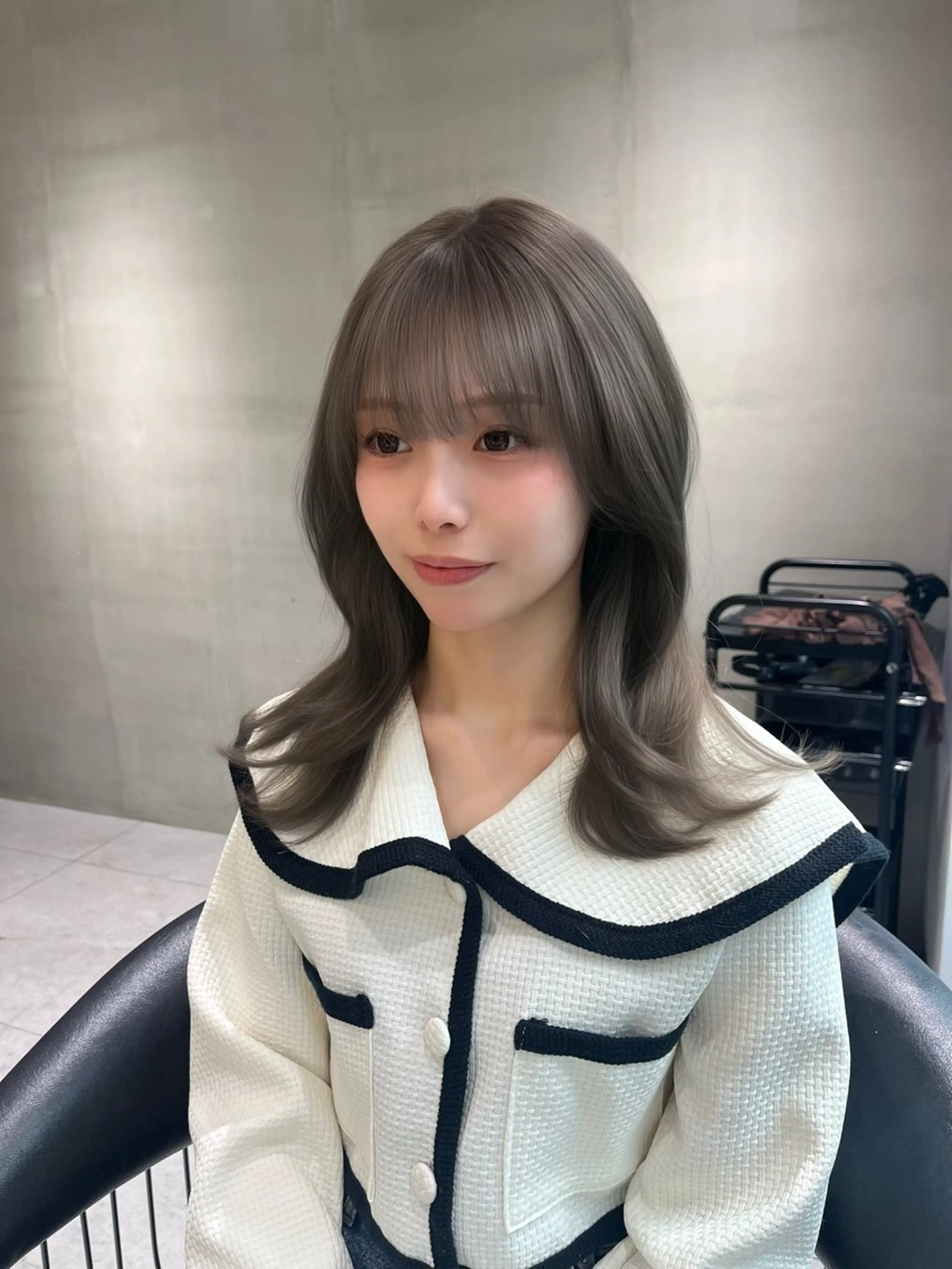 ミディアム ヘアカラー コウスケ/ lond uluのヘアスタイル