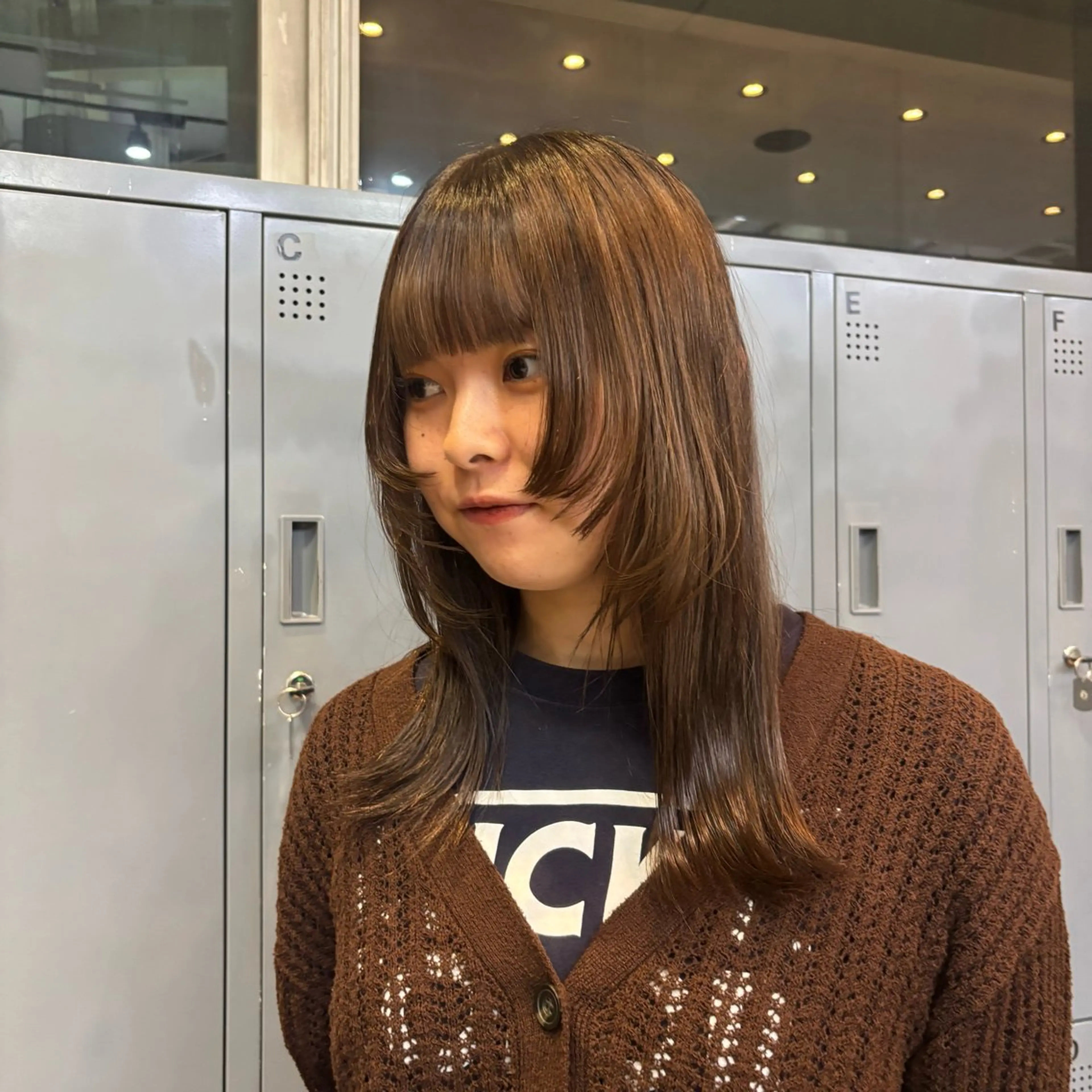 セミロング ☘️かわいいハイトー ン☘️nonokaのヘアスタイル