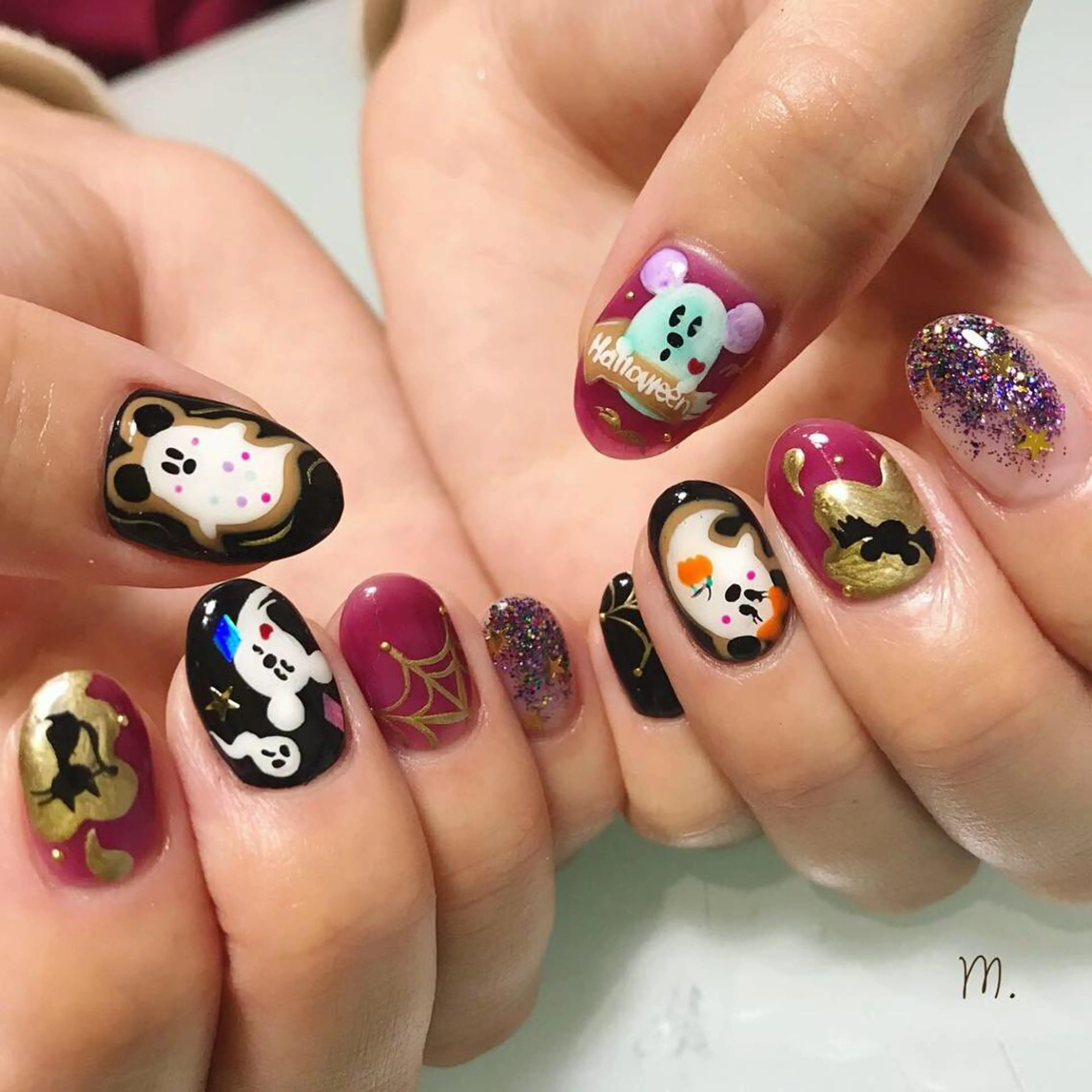 ネイル ハロウィン ハンドネイル Nakazawa Mayuのネイルデザイン