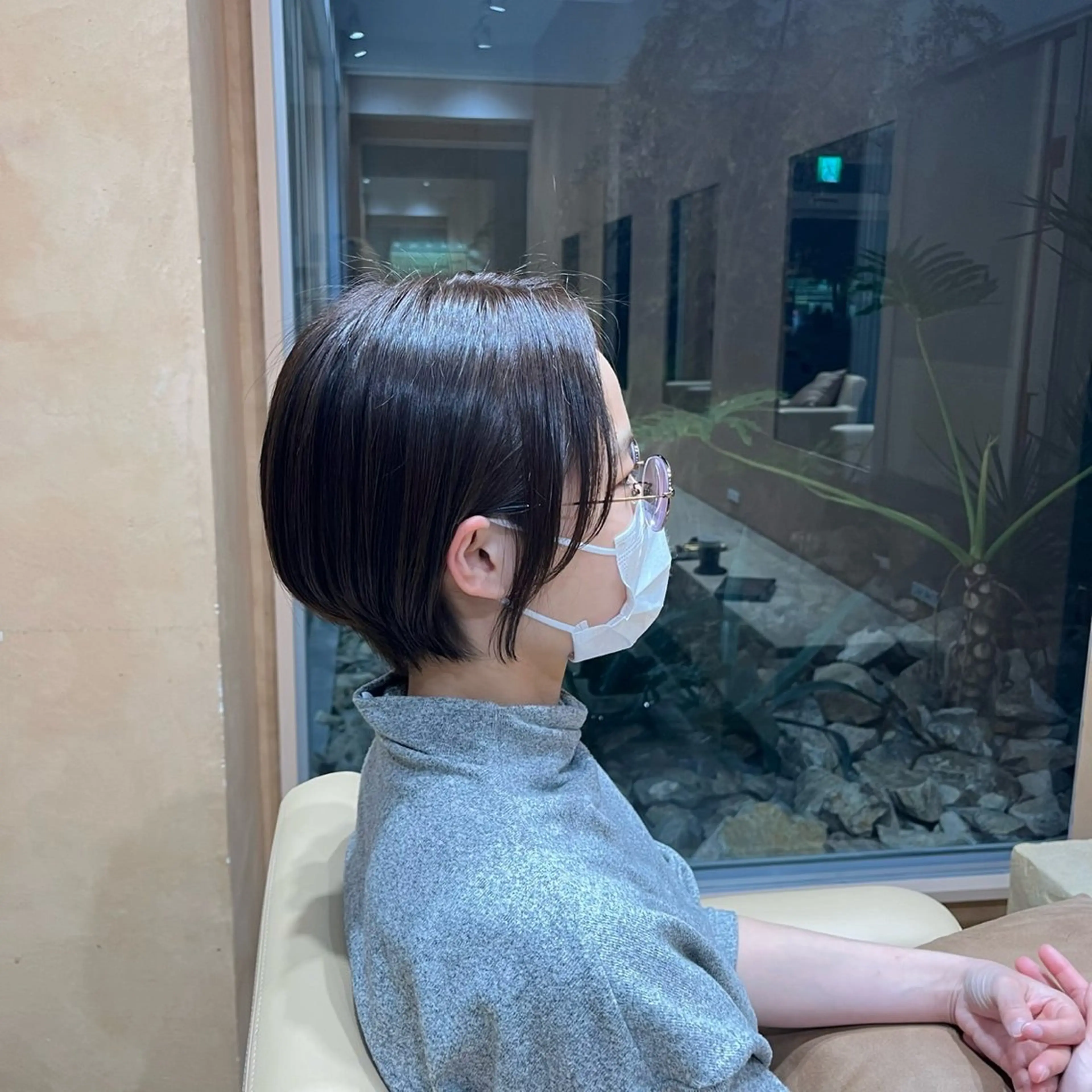 ショート カット ヘアカラー ブリーチカラー/ 透明感/aika¨̮のヘアスタイル