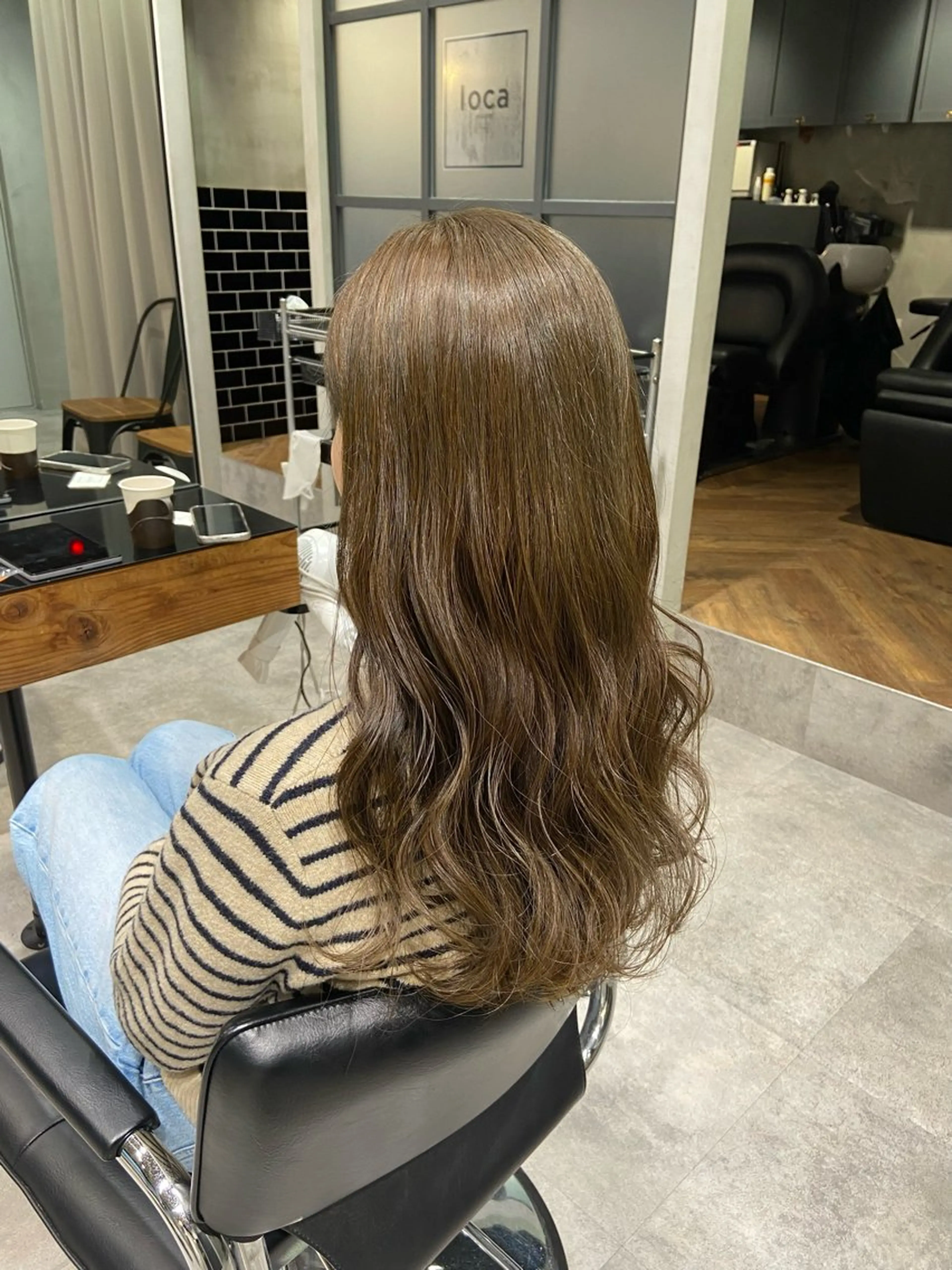 ロング カット ヘアカラー トリートメント loca by tree所属・髪質改善/うる艶ヘア HARUNAのヘアスタイル