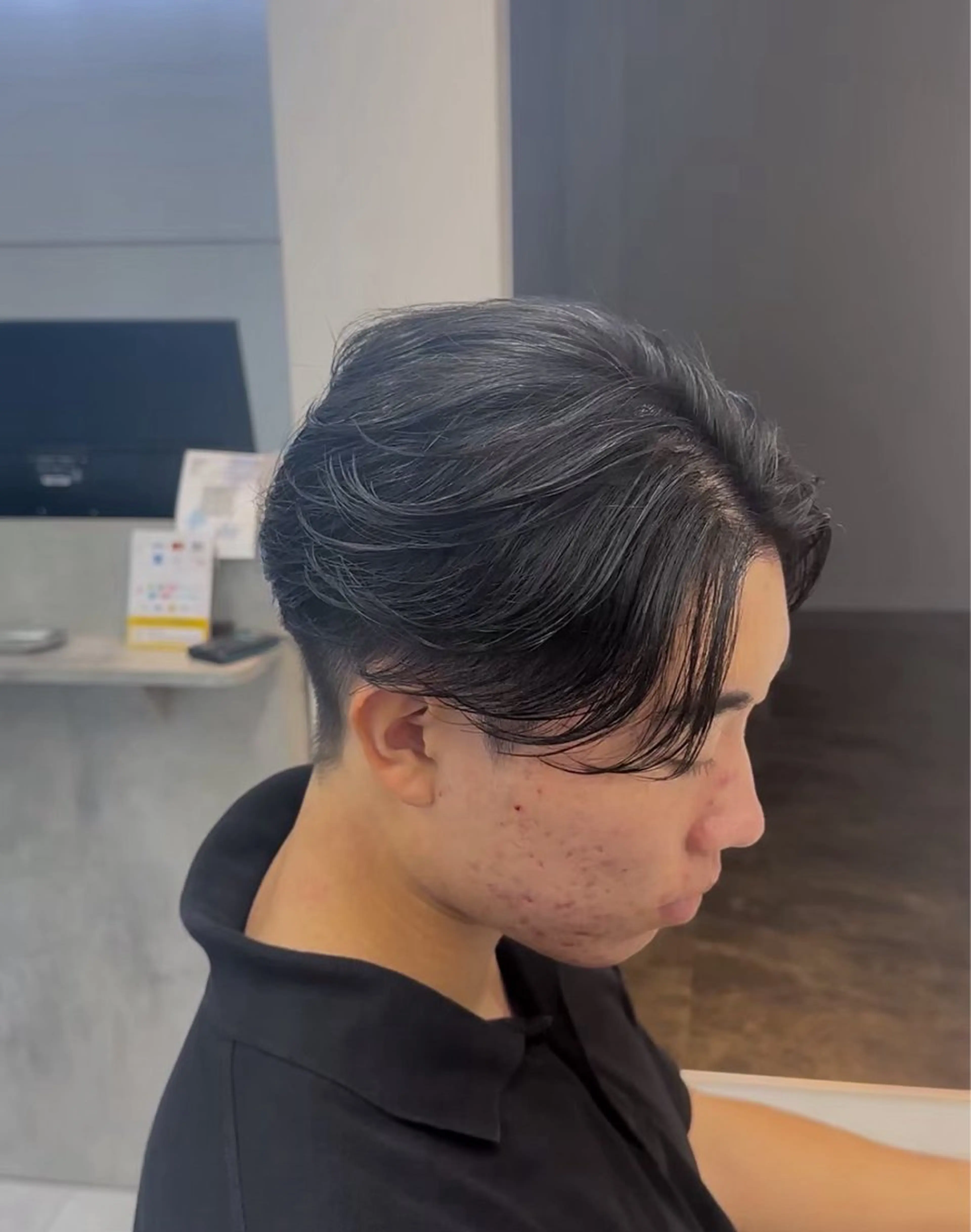 【🎶期間限定クーポン🎶】デザインカット➕曲がる縮毛矯正［メンズカット／縮毛矯正／曲がる縮毛矯正］の写真