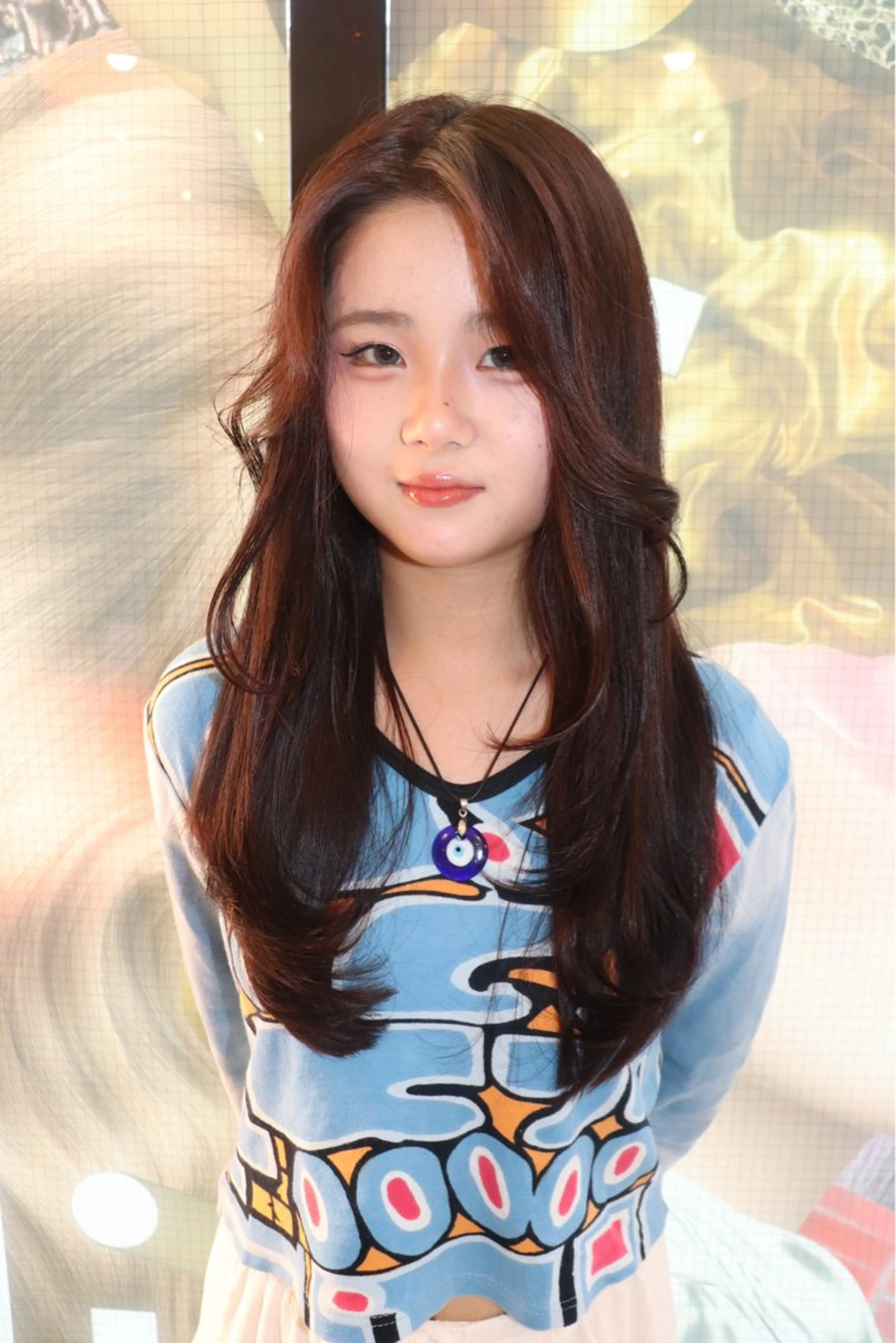 ロング カラー ヘアアレンジ @kyoniyy KYONIのヘアスタイル