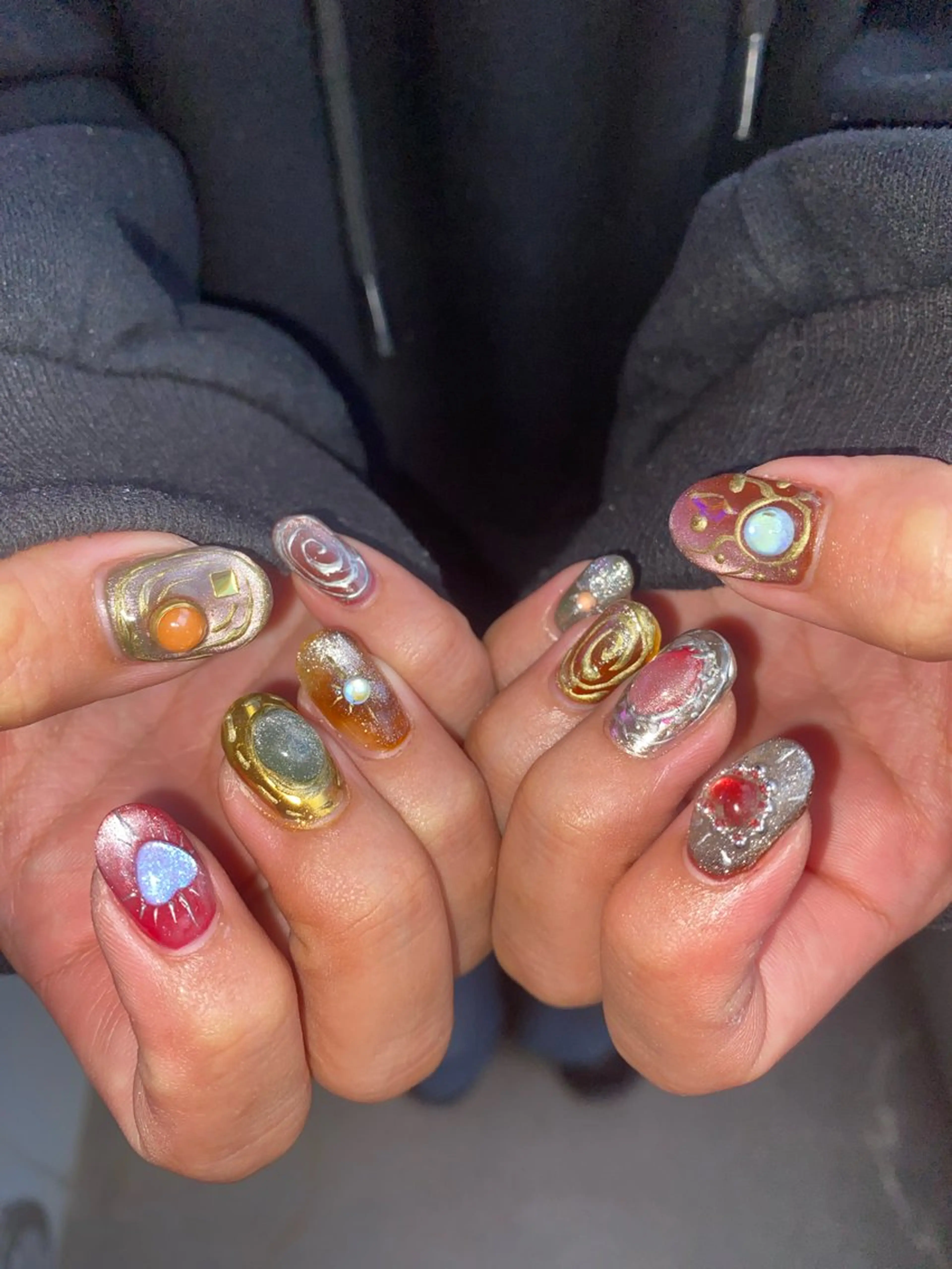 ネイル ハンドネイル .unff所属・hana (..)個 性派/メンズネイル◎のネイルデザイン