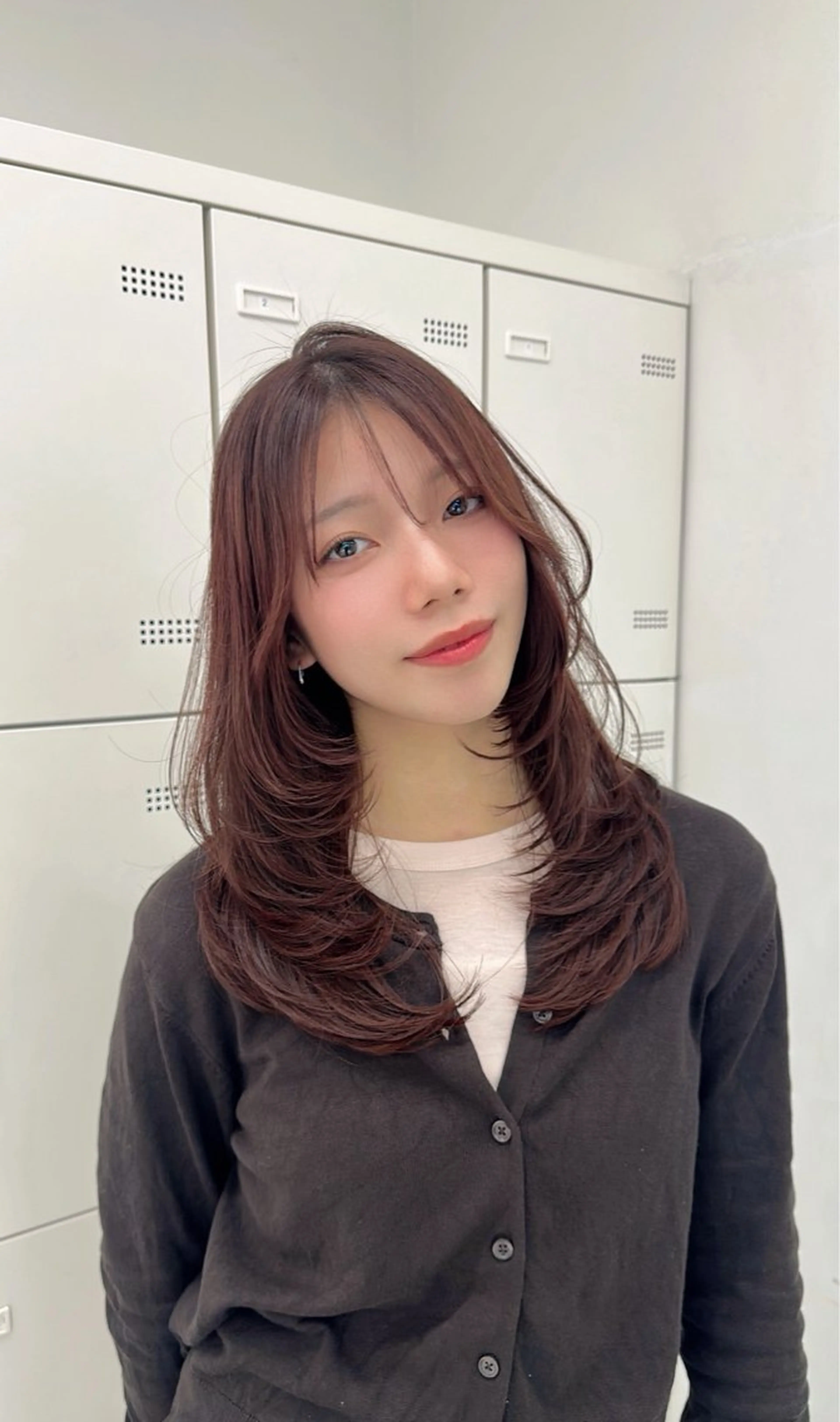 セミロング カット ヘアカラー 💖海外girl💖 レイヤー/MEARIのヘアスタイル