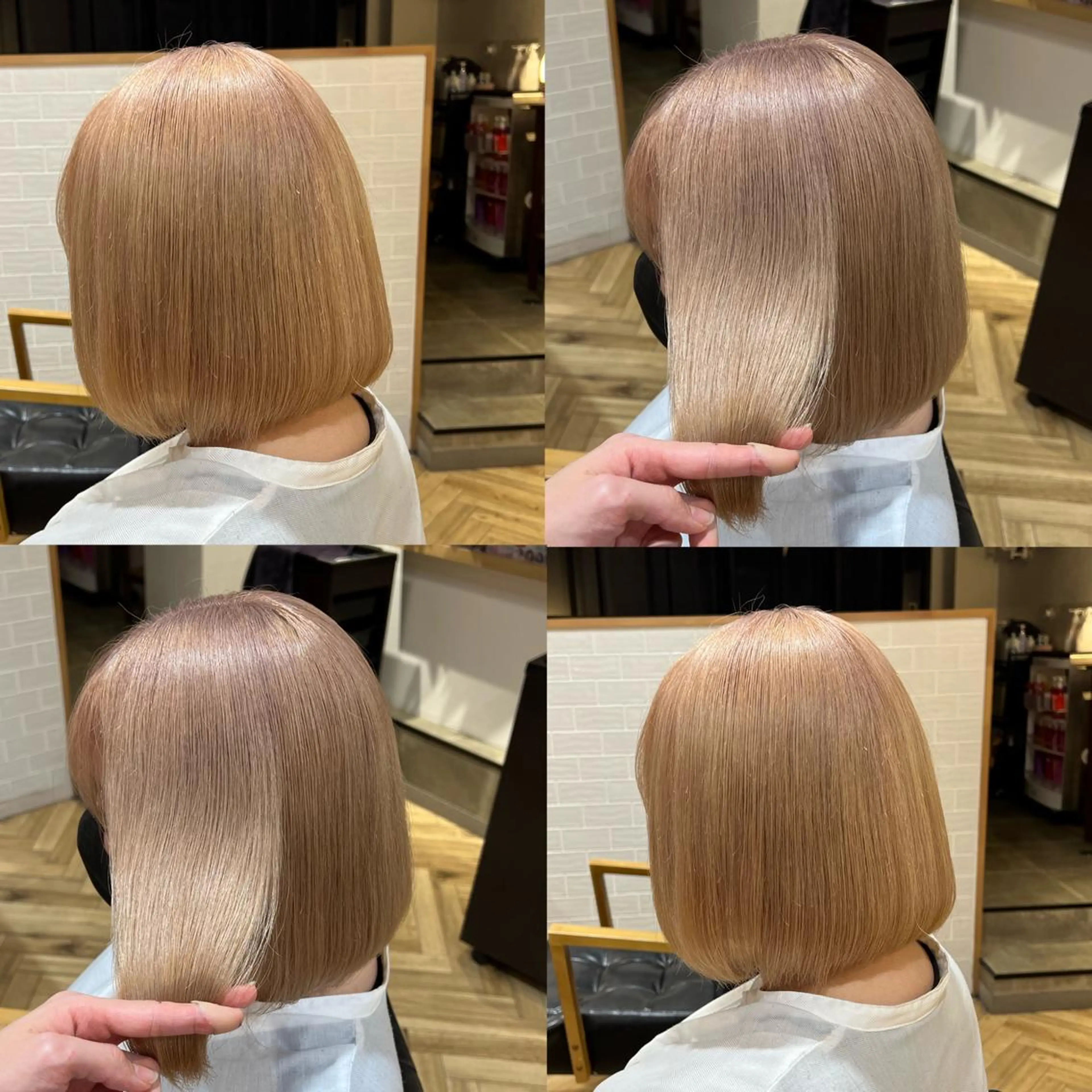 ショート 艶カラー/韓国顔周り 🎀mamiのヘアスタイル