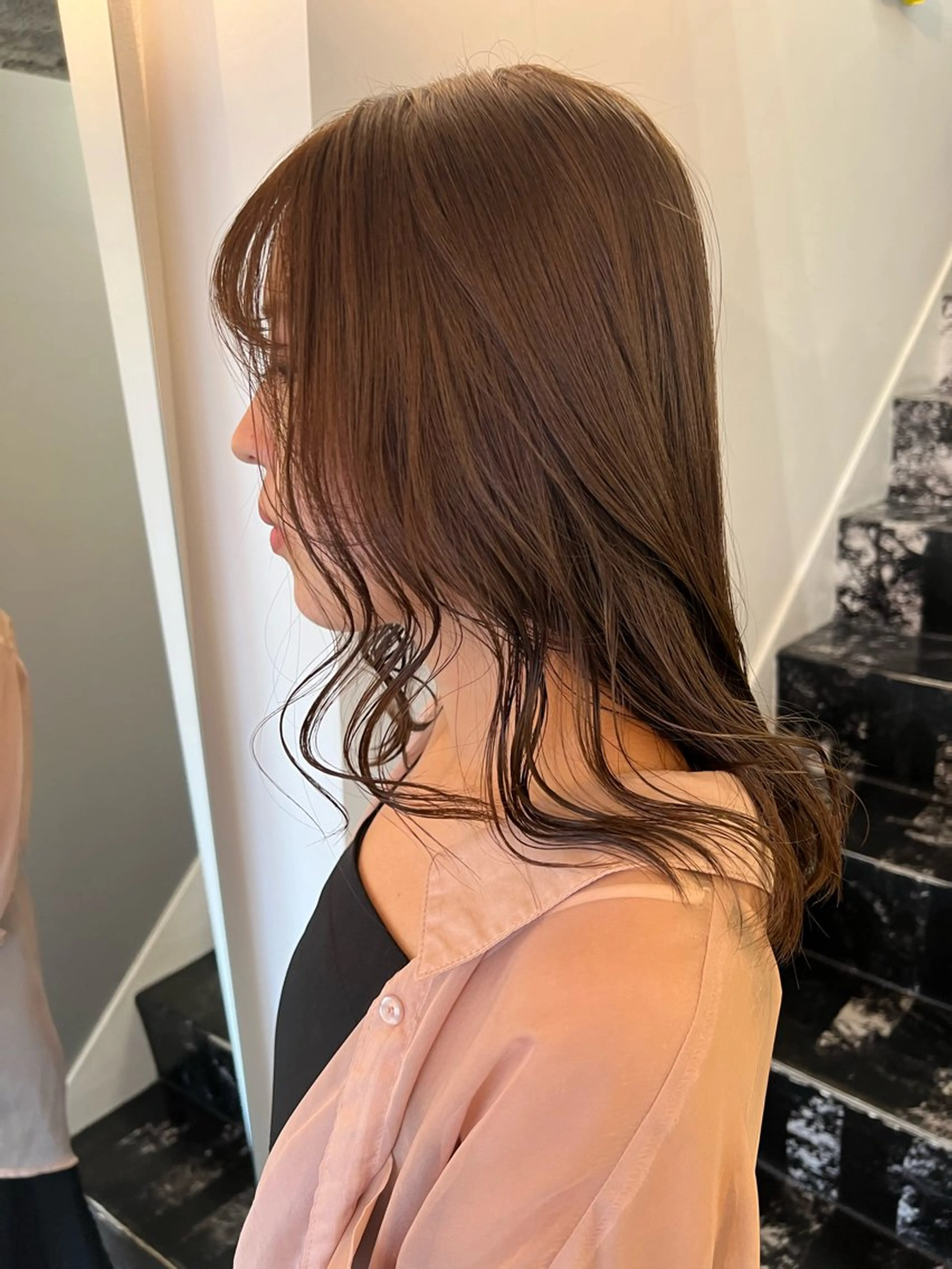 ミディアム カラー ハイトーン/デザイン /ひさやのヘアスタイル