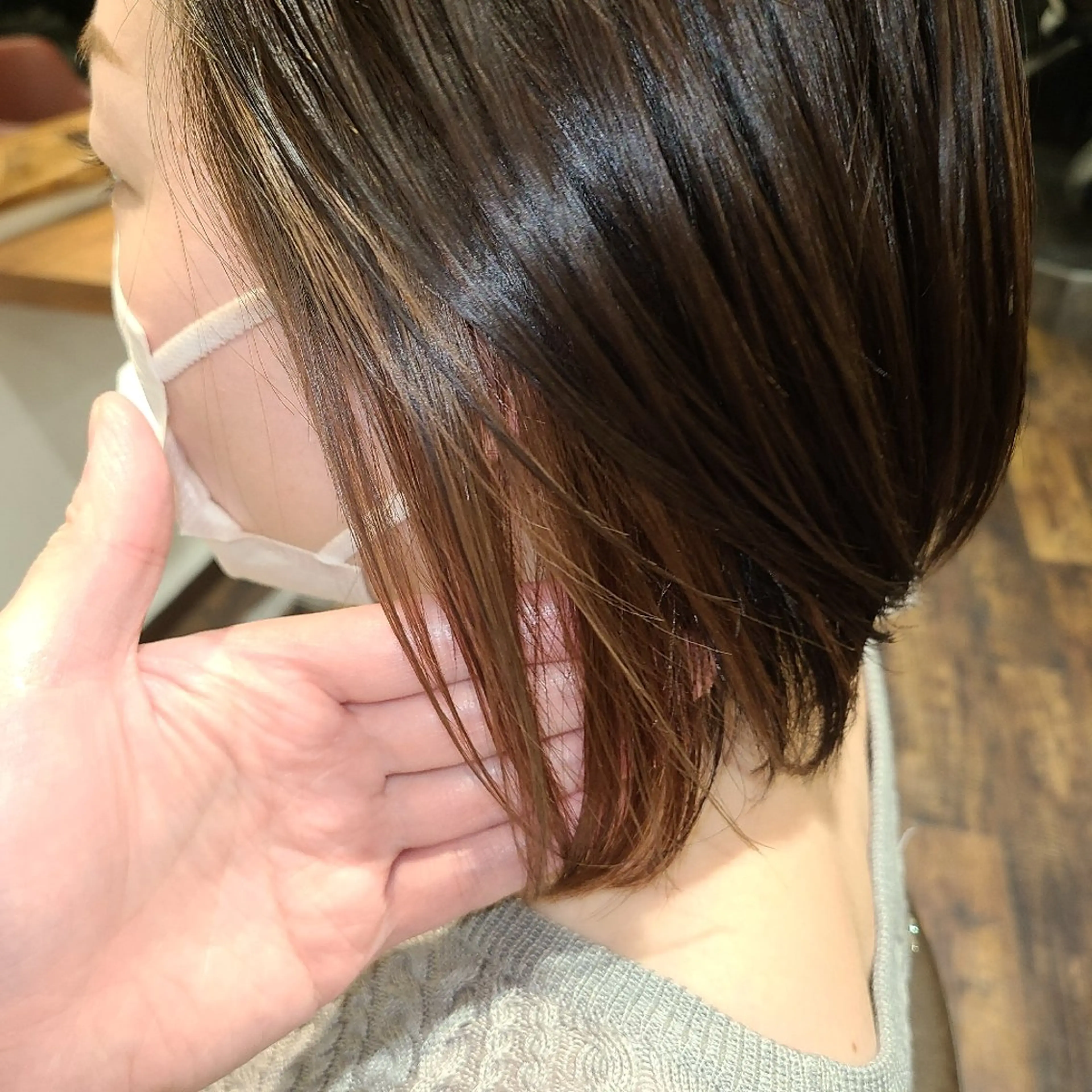 カラー インナーカラー 大熊 智也のヘアスタイル