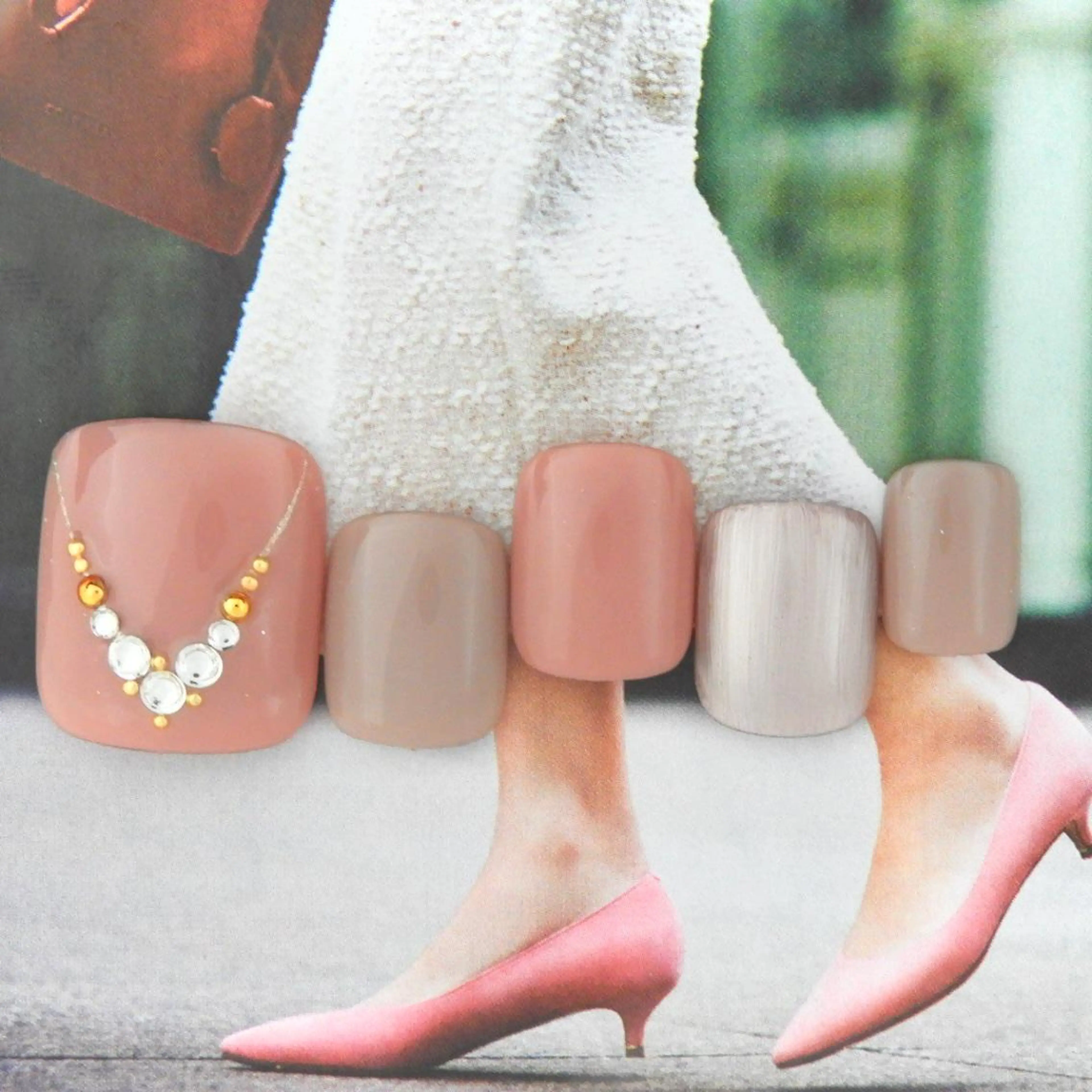 ネイル アートネイル ストーンネイル フットネイル crescent所属・crescent クレセント清原のネイルデザイン