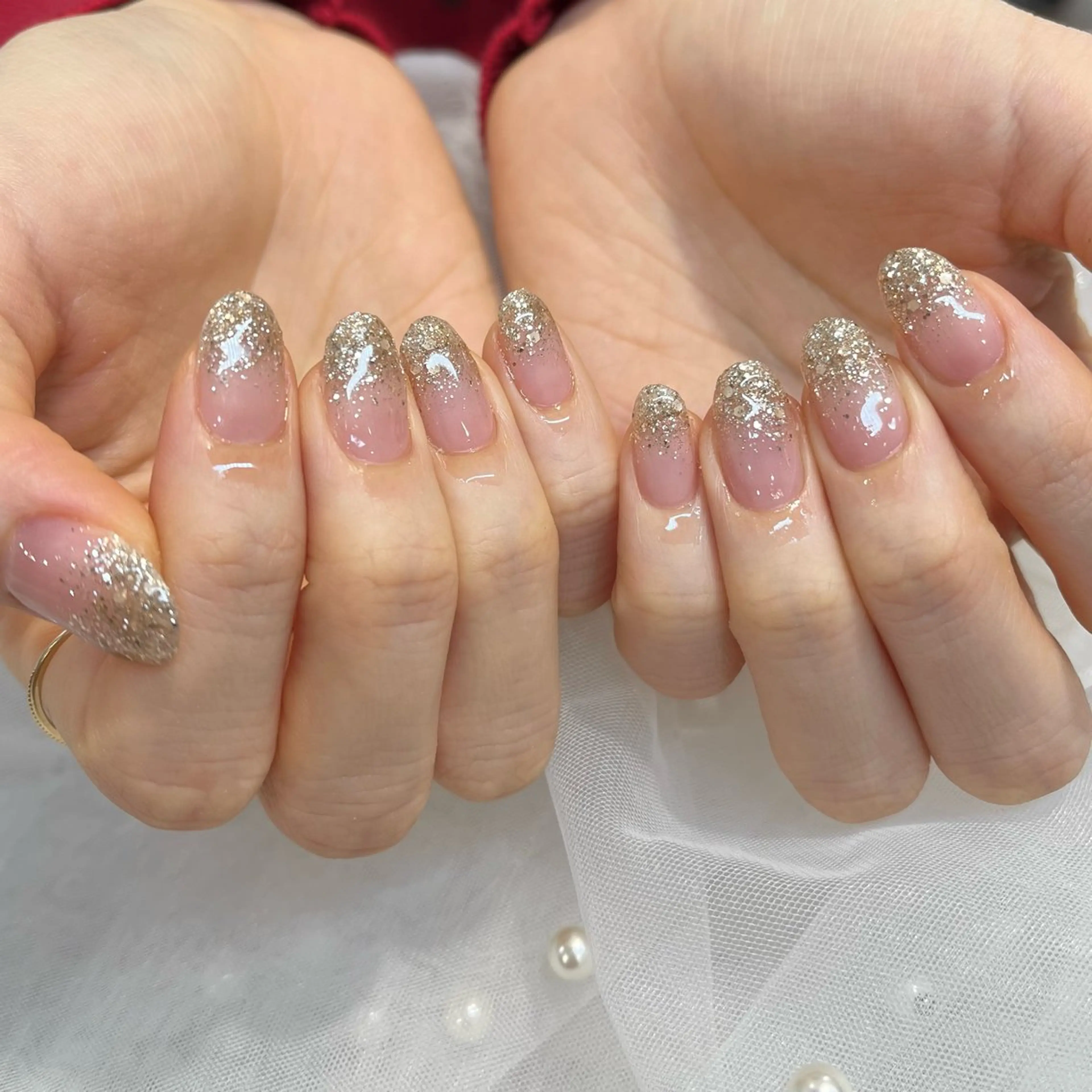 🤍オフあり ラメグラデーション🤍の写真