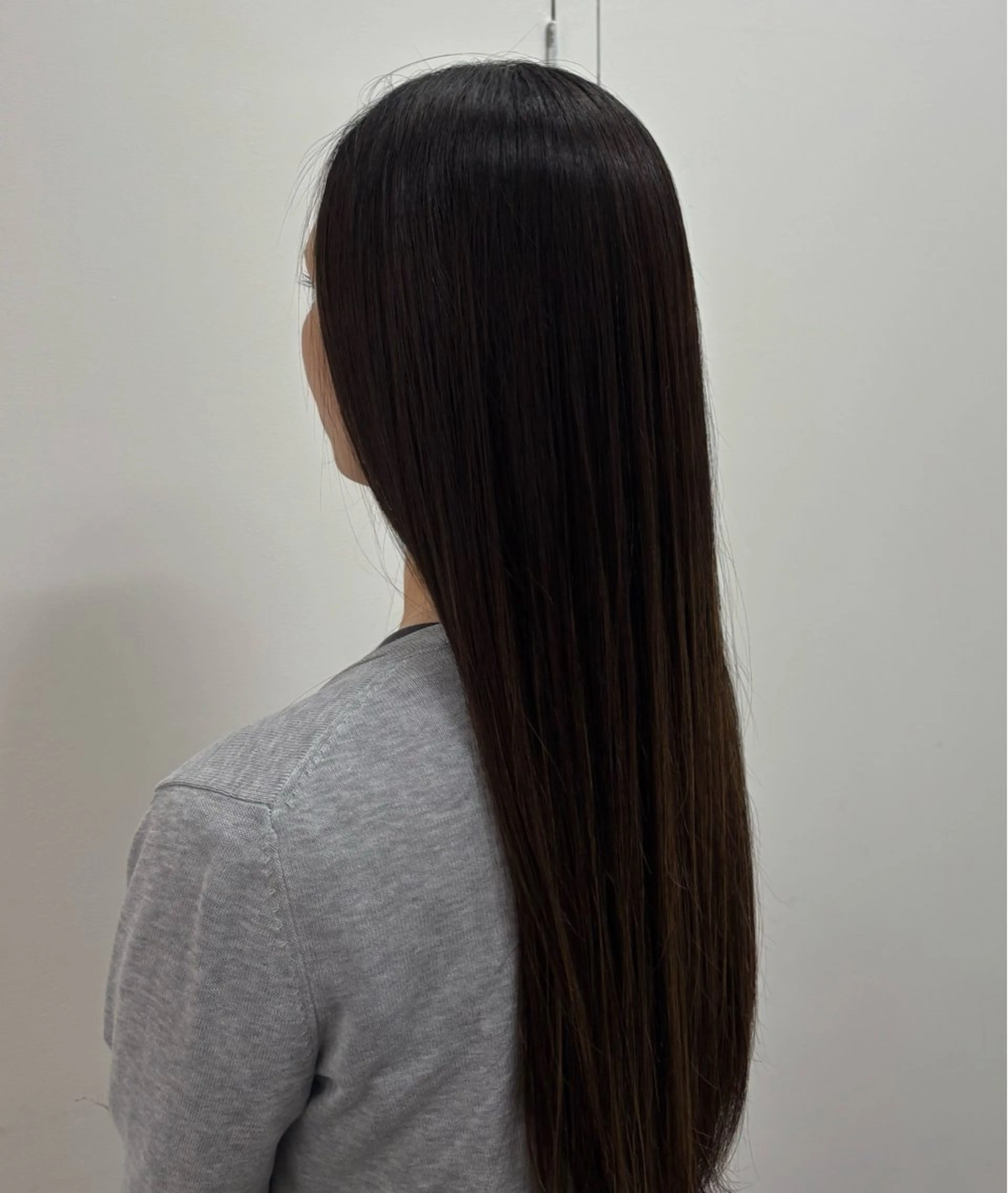 ロング 縮毛矯正 トリートメント 川村 海音のヘアスタイル