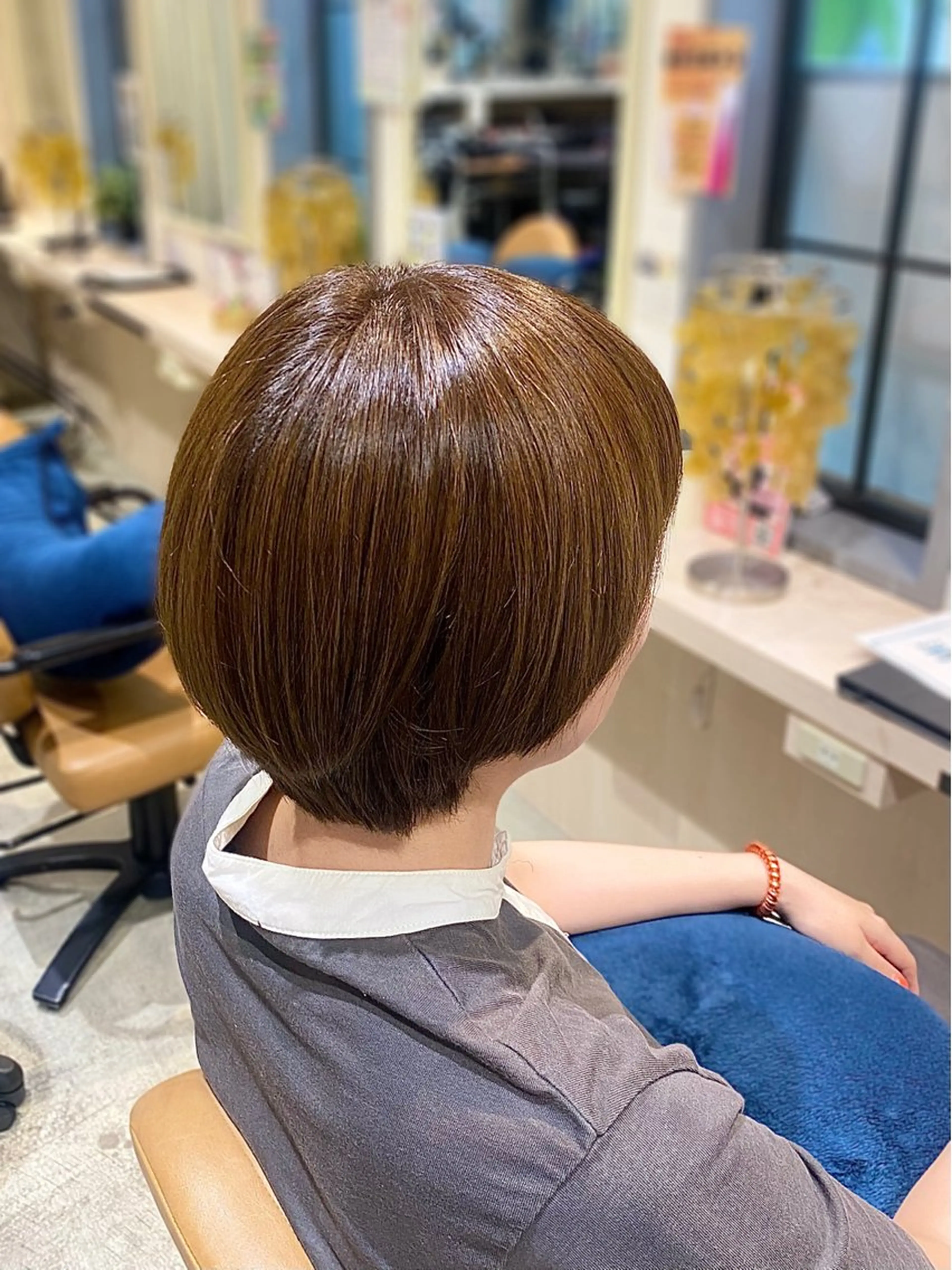 カラー ベージュカラー ブラウンカラー ヘアカラー 阿部 沙雪のヘアスタイル