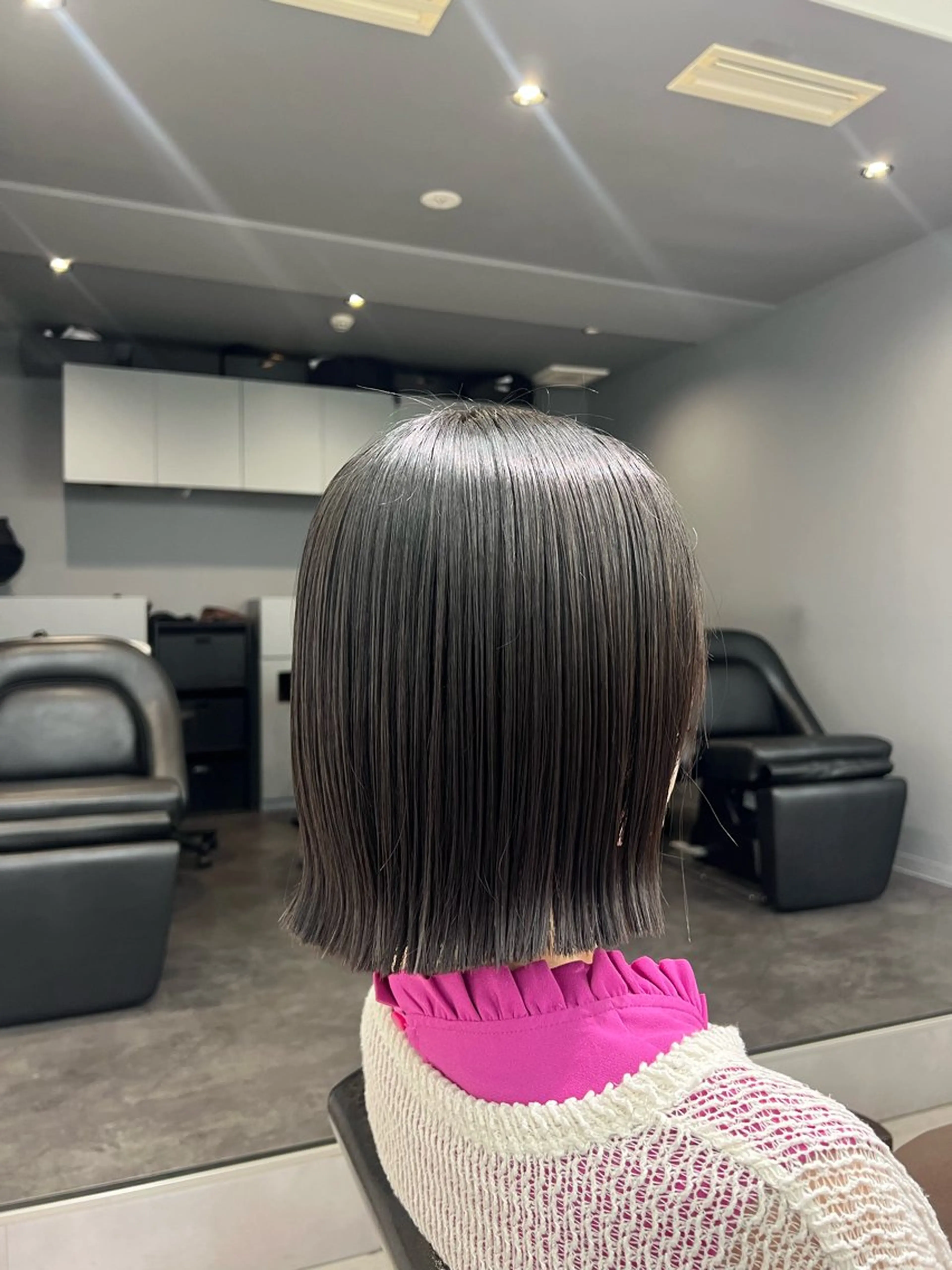 ミディアム kei/透明感カラー /縮毛矯正/メンズのヘアスタイル