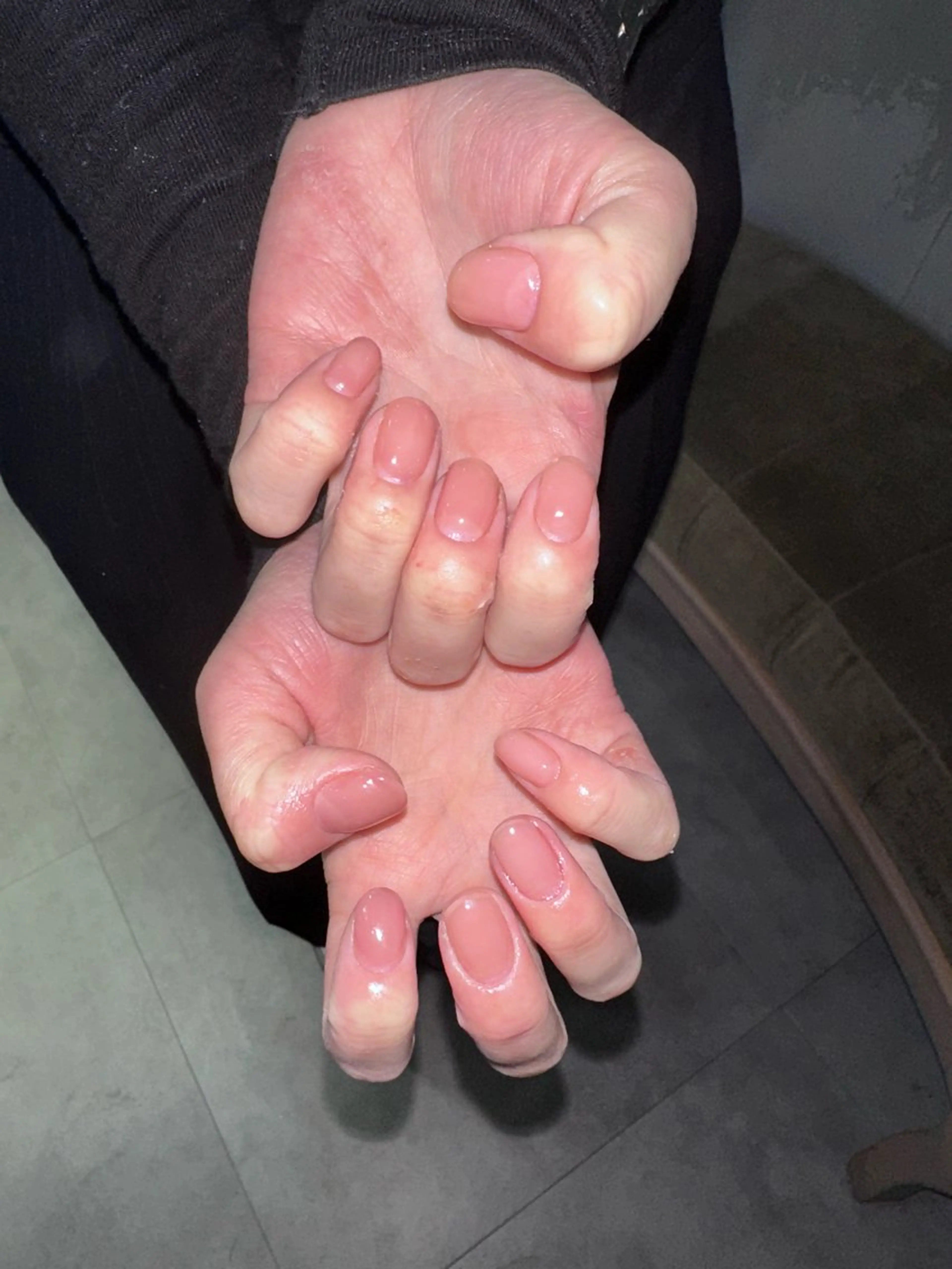 ネイル ワンカラーネイル 蛭子 美優のネイルデザイン