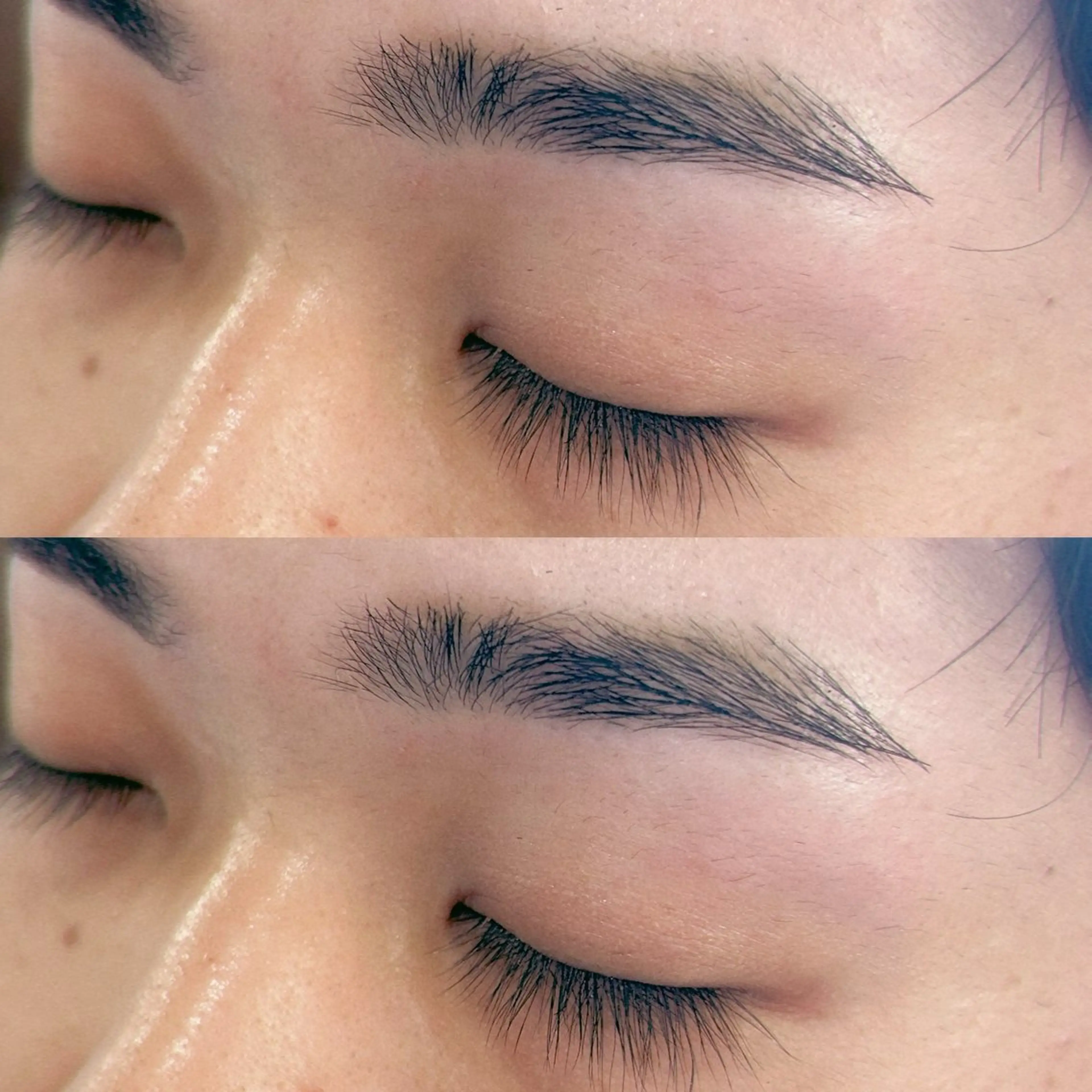 メンズ美眉スタイリング＆ラミネーションの写真