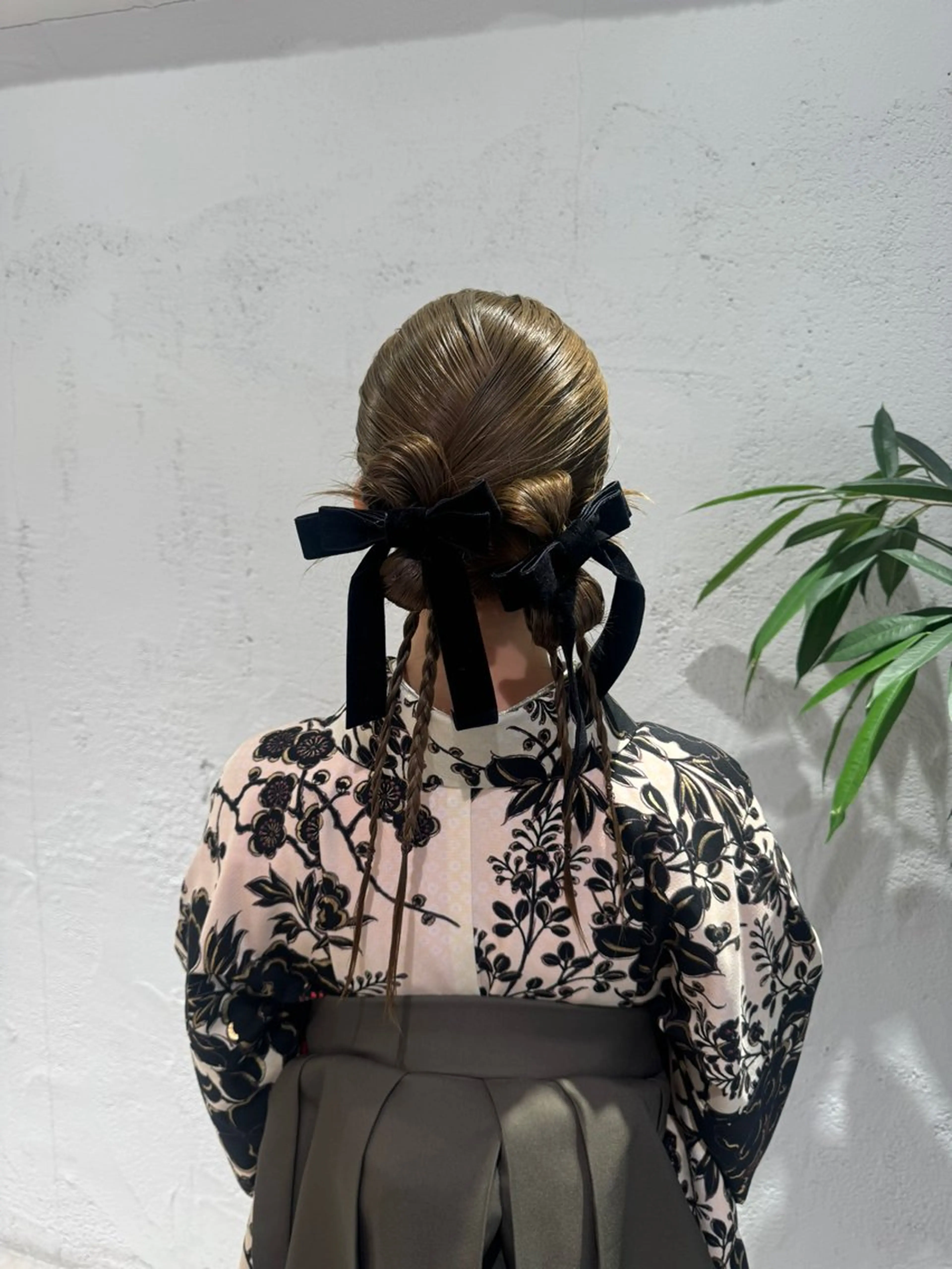 ヘアアレンジ 着付け 🍪ﾖｼｲﾊﾙﾈ🍪 ﾗﾍﾞﾝﾀﾞｰｶﾗｰのヘアスタイル