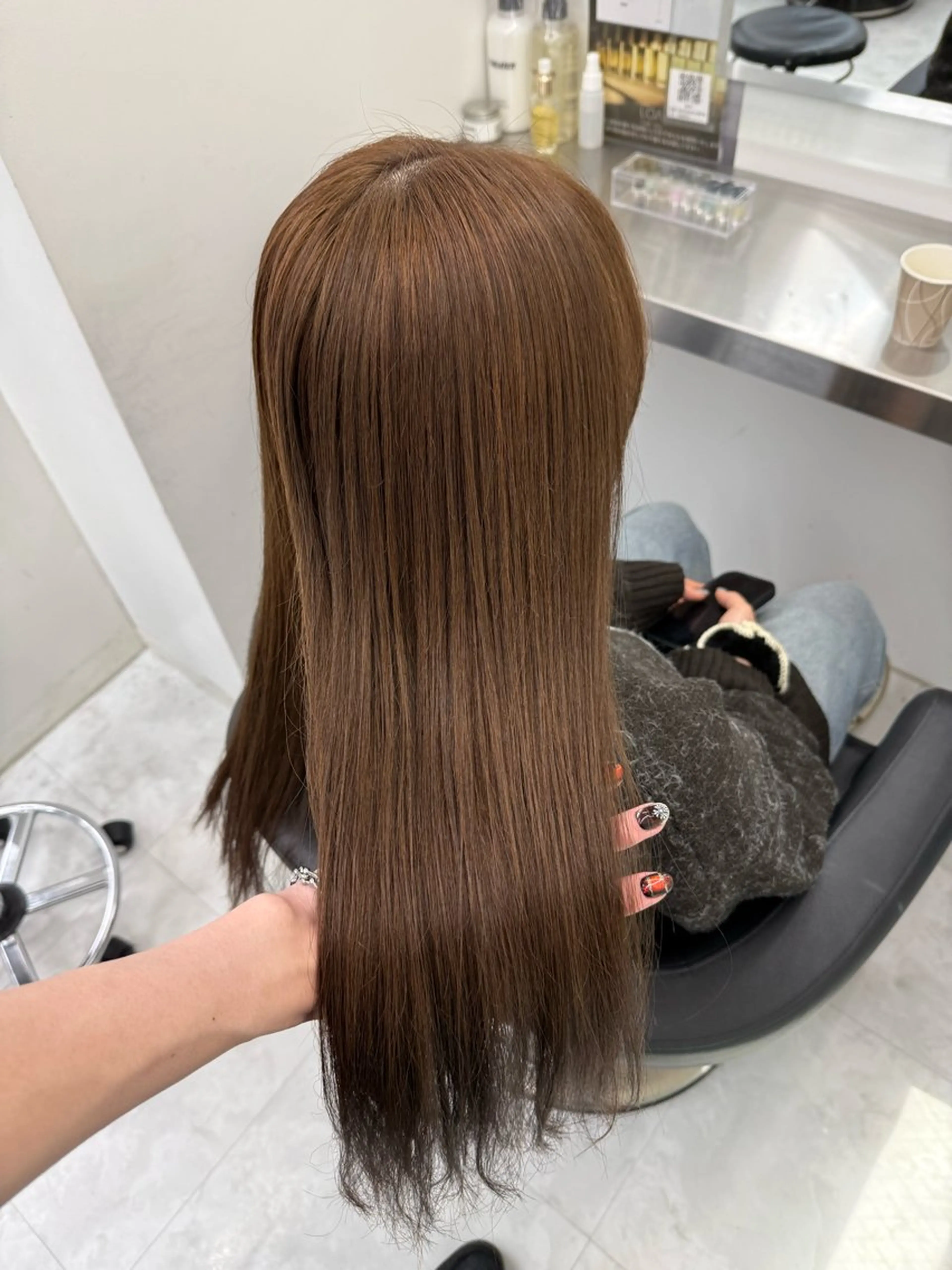 ロング カラー カット ヘアカラー 中韓レイヤー/ ブラウン🤎はやとのヘアスタイル