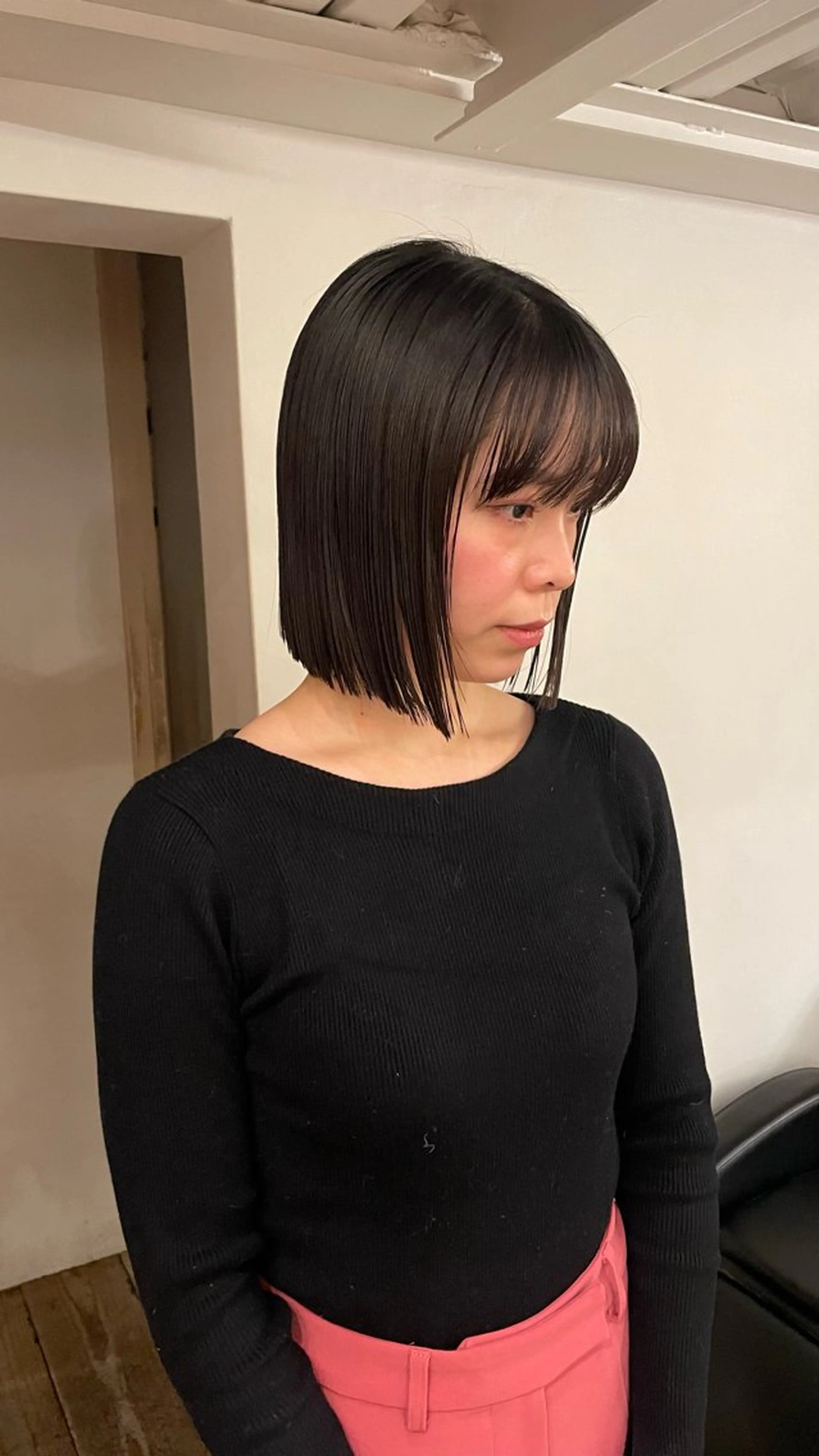 ミディアム 切りっぱなしボブ ボブ 原宿/ケパーマ 🧺ユウマのヘアスタイル