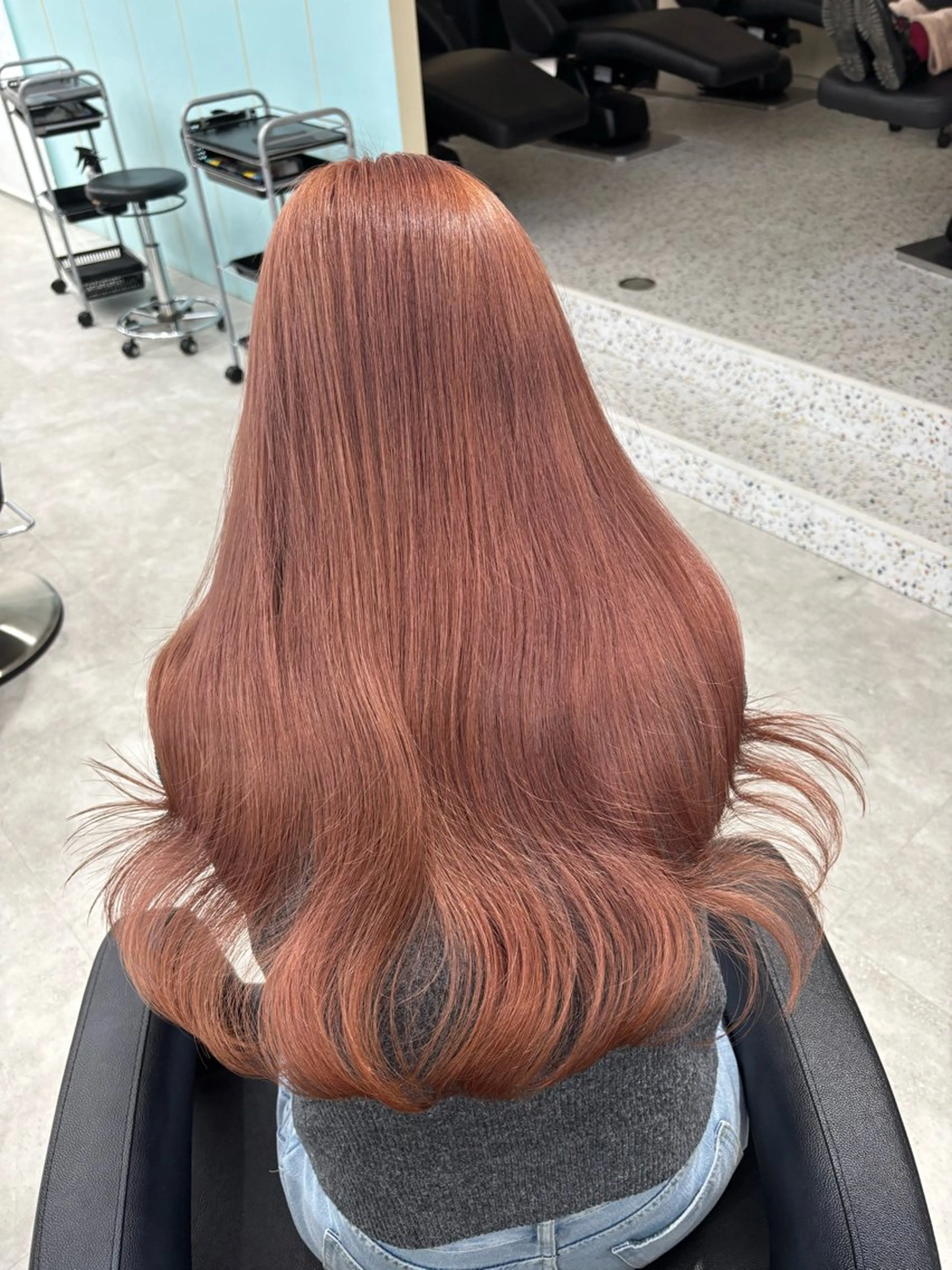 カラー ヘアカラー トリートメント Wカラー/暖色/べ ージュりく©︎🐝のヘアスタイル