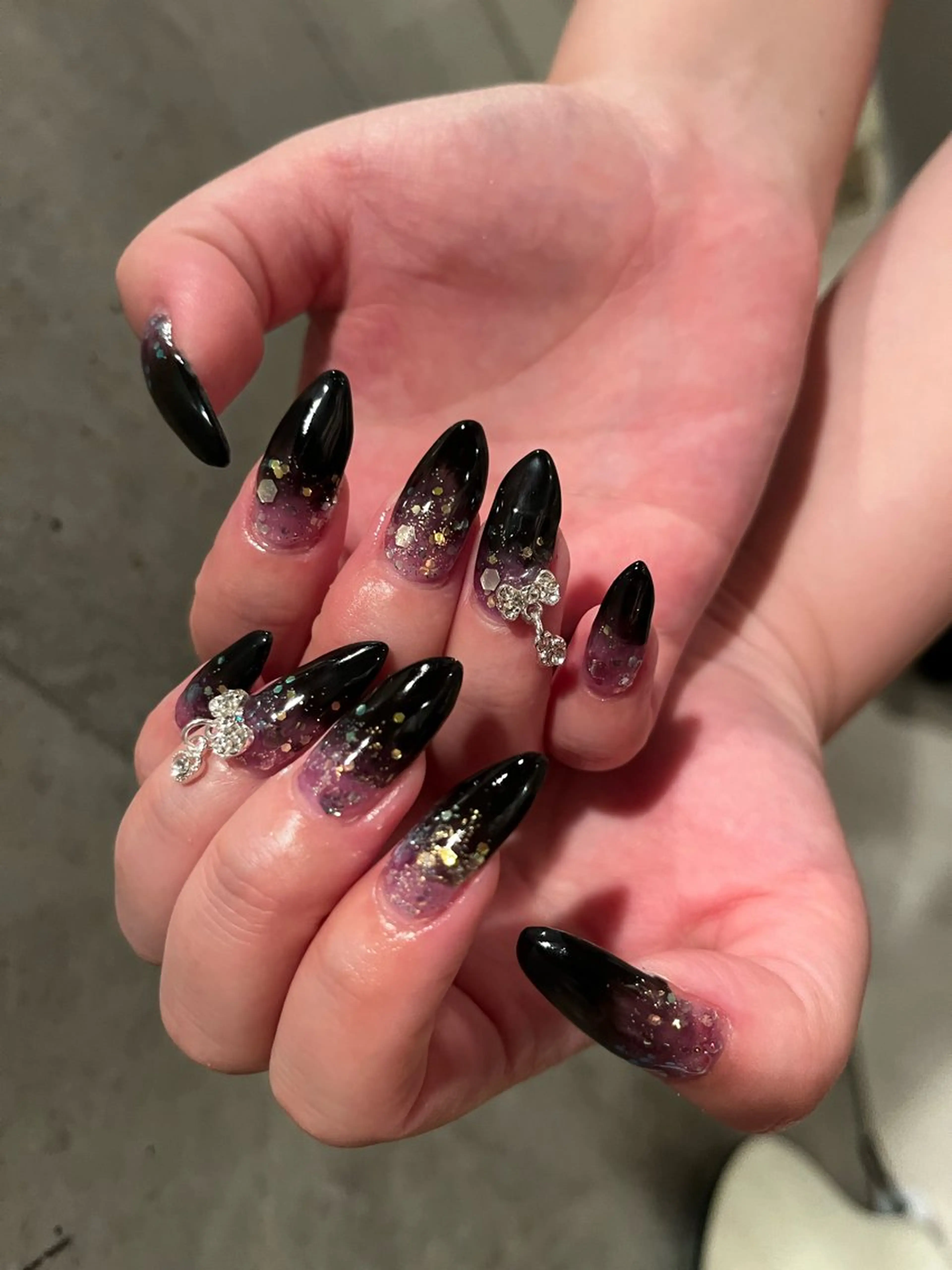 ネイル ラメ(グリッター) スカルプネイル ハンドネイル DariL Ayaのネイルデザイン