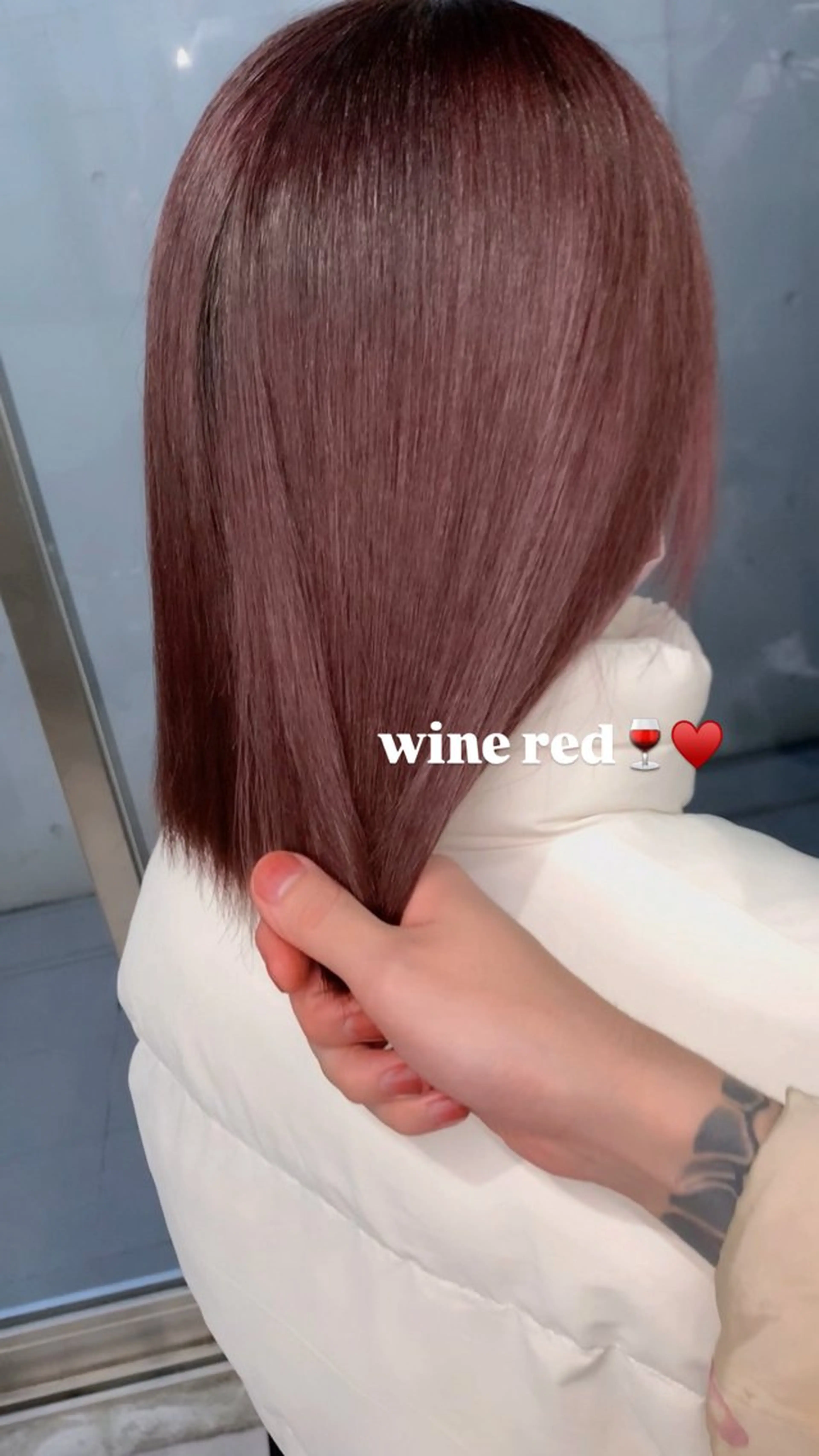 ミディアム カラー ブリーチ ブリーチなしカラー レッドカラー メンズ/メッシュ ‪‪/セット/aoiのヘアスタイル