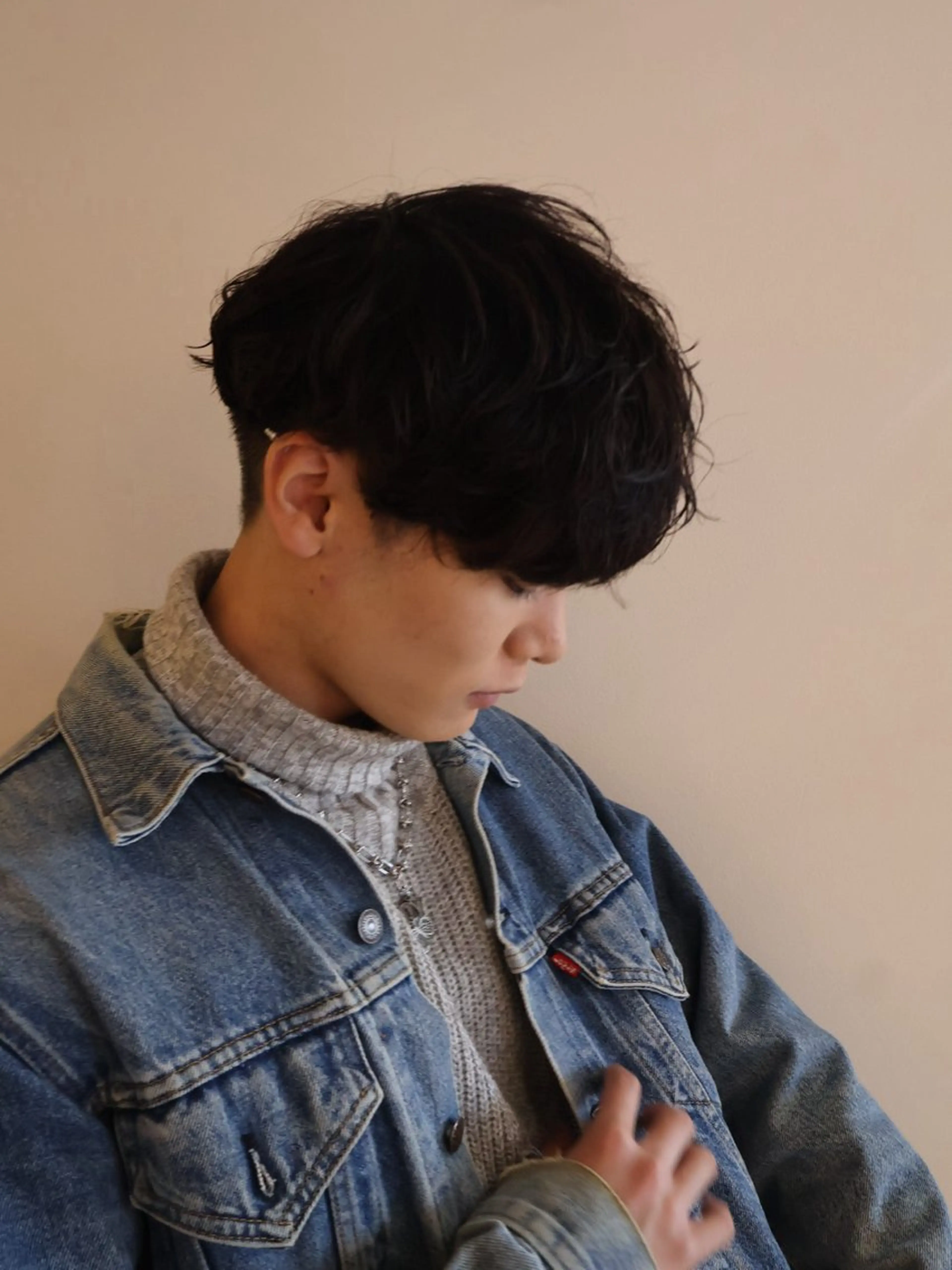 ショート パーマ メンズパーマ梅田 ・川副史晶のヘアスタイル