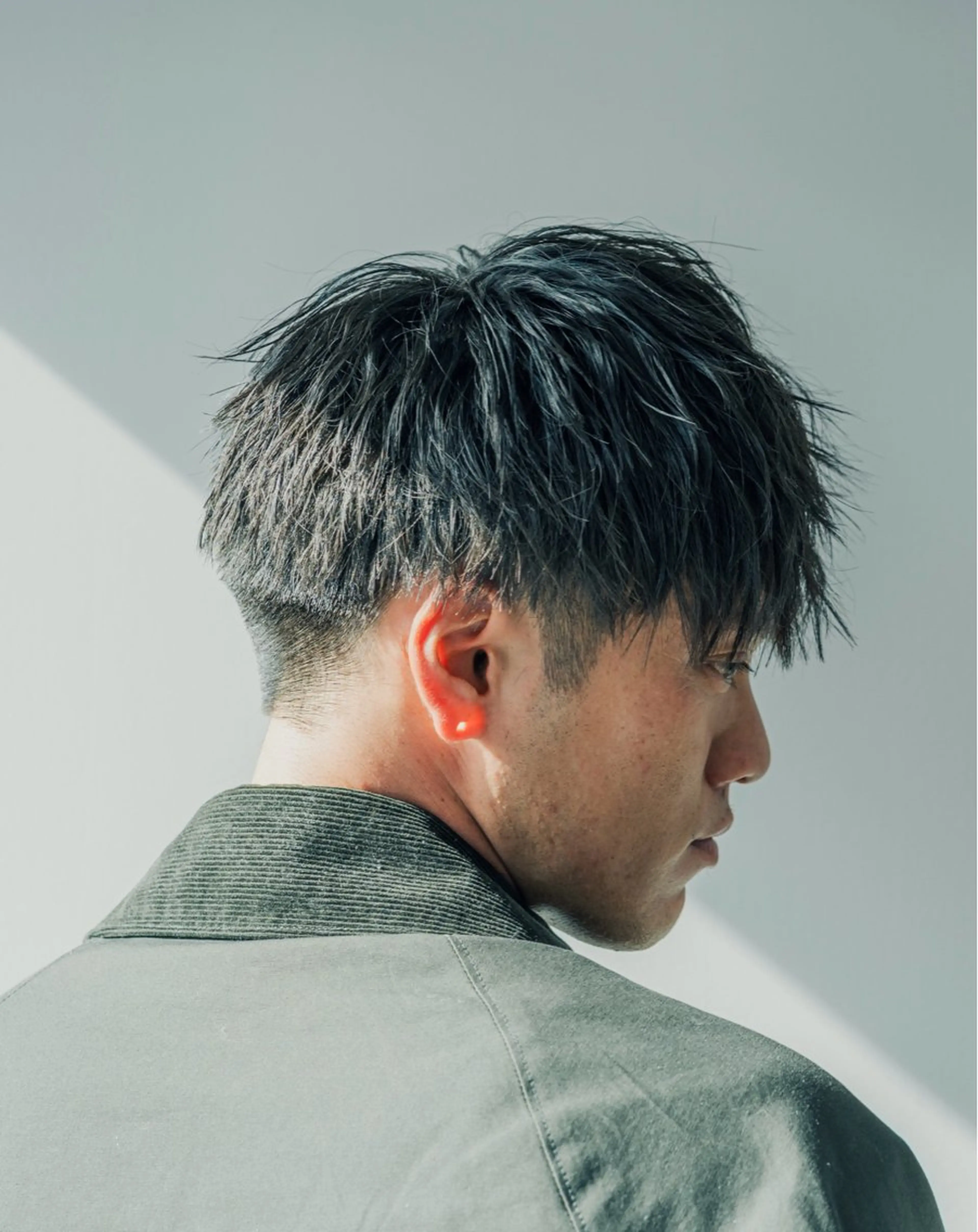 メンズカラー&カットの写真