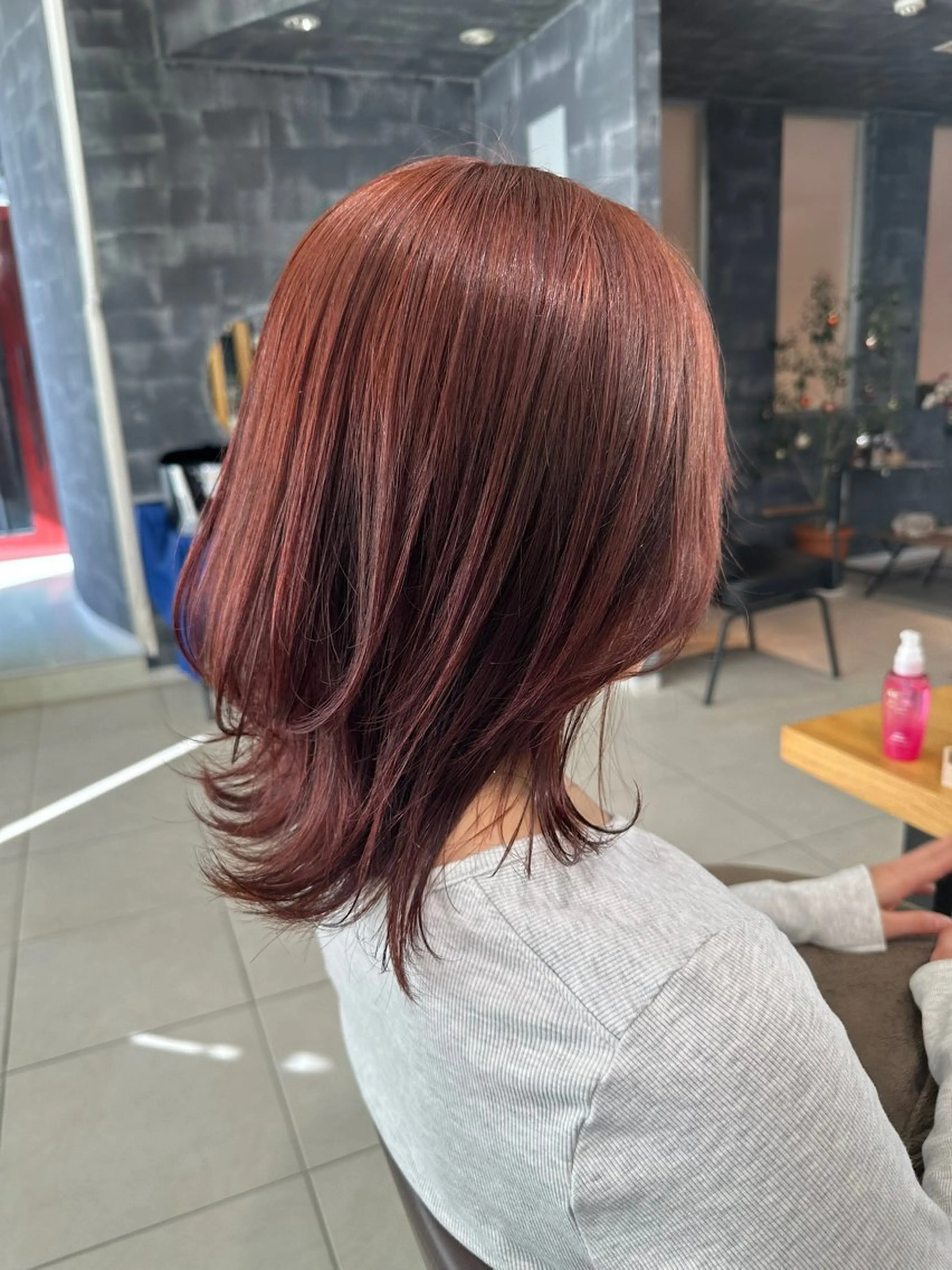 ショート カラー ブリーチ ダブルカラー ブリーチなしカラー 韓国風ヘア ヘアカラー トリートメント SHUN/ブリーチ/ カラー/臼井/佐倉のヘアスタイル