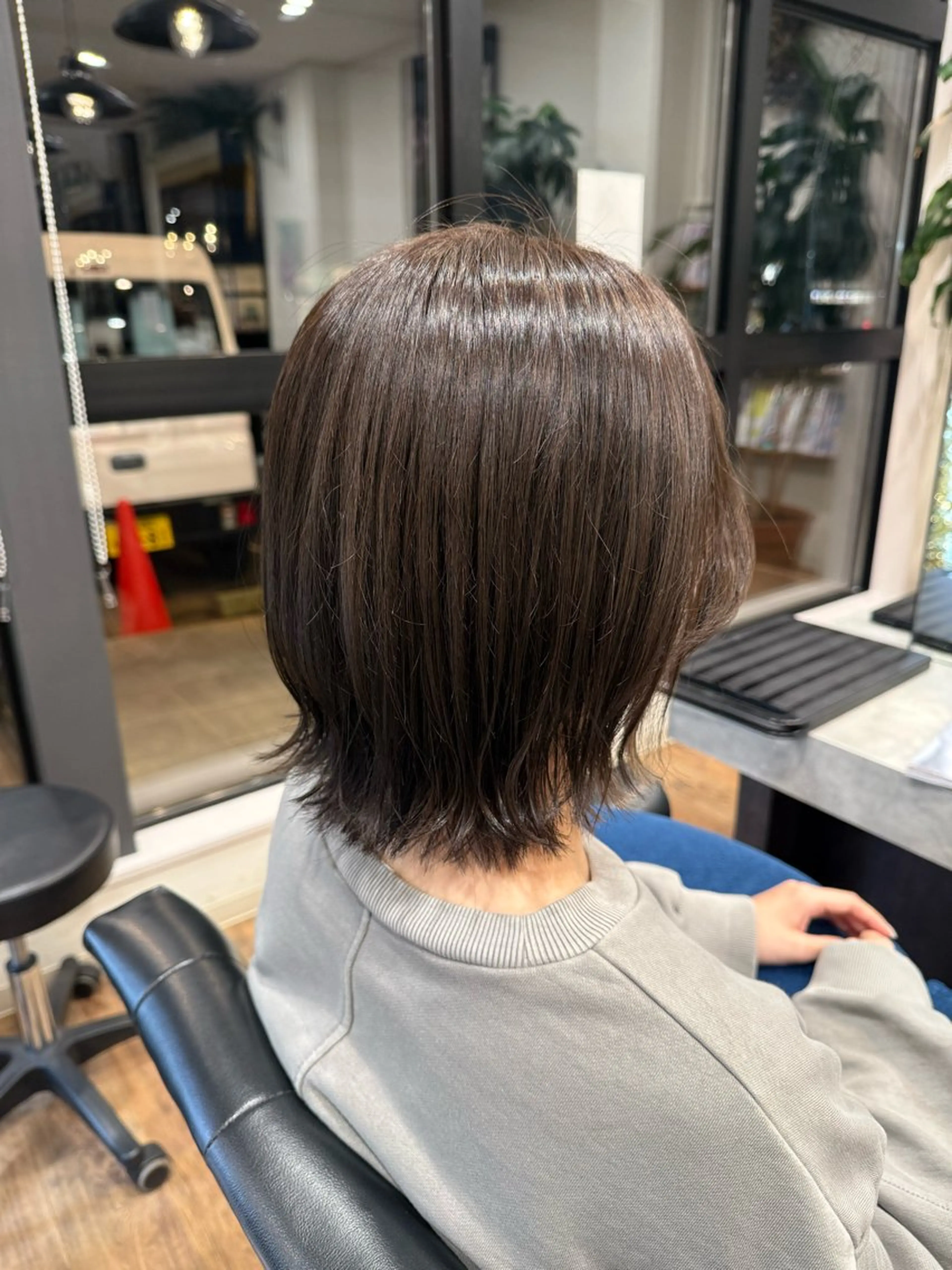 ショート 外ハネヘア 美容しょうへいの店 西長岡所属・斎藤 舞香のヘアスタイル