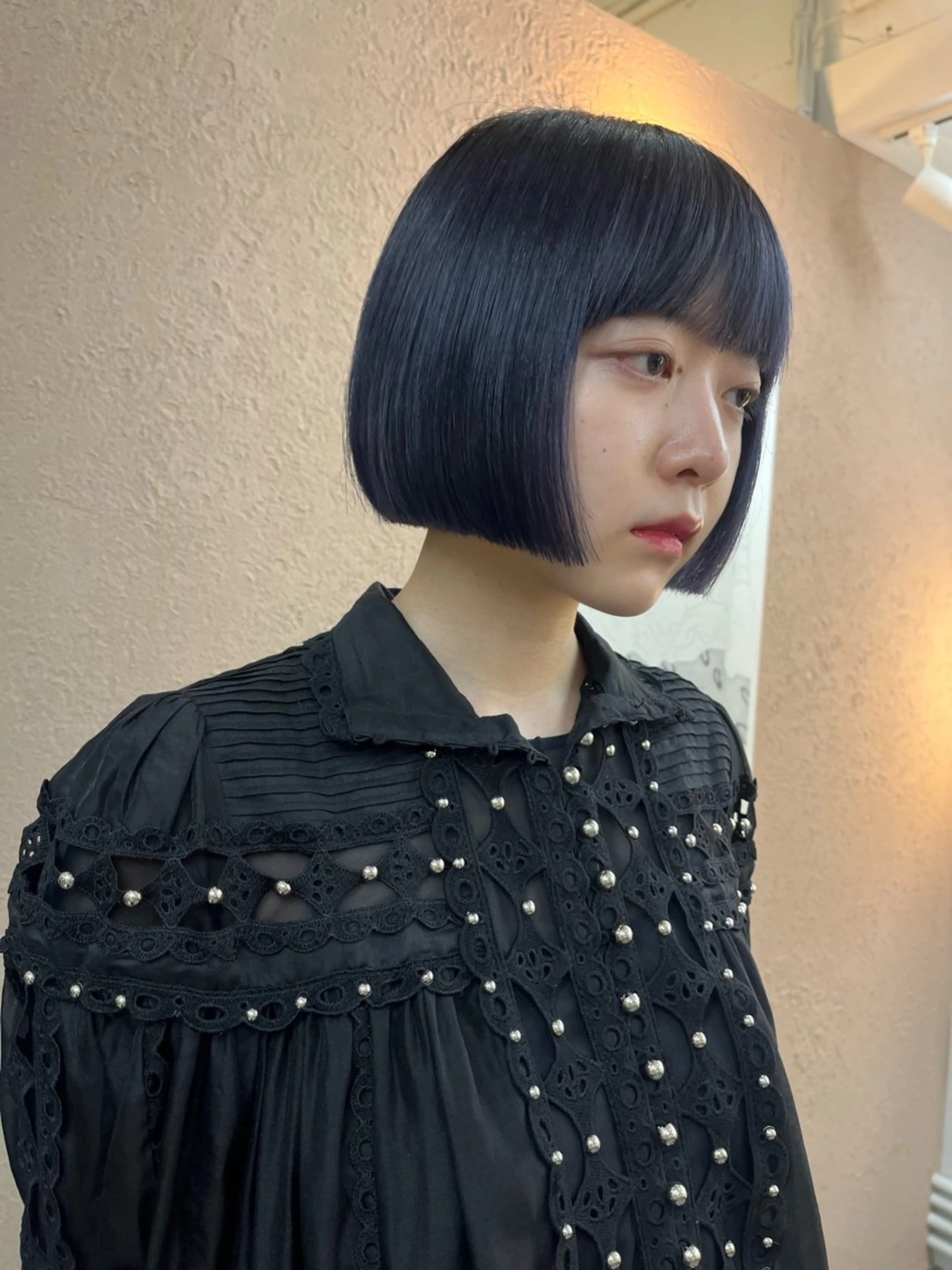 ショート カット レイヤー/ケアパーマ /ニュアンス/モードのヘアスタイル