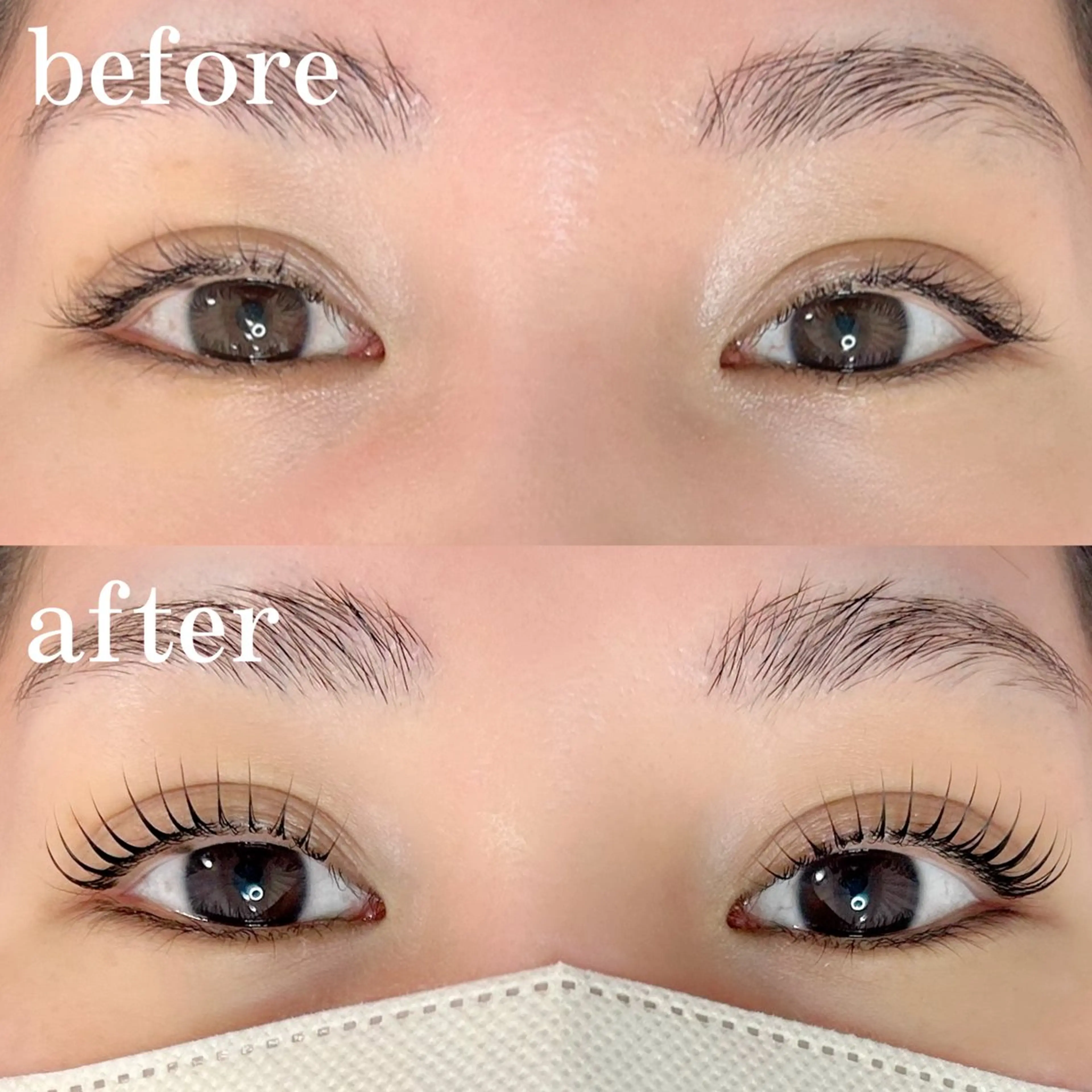 マツエク・マツパ バインドロック フラットラッシュ ナチュラル パリジェンヌラッシュリフト まつげパーマ Marine eyeの眉毛・アイブロウイメージ