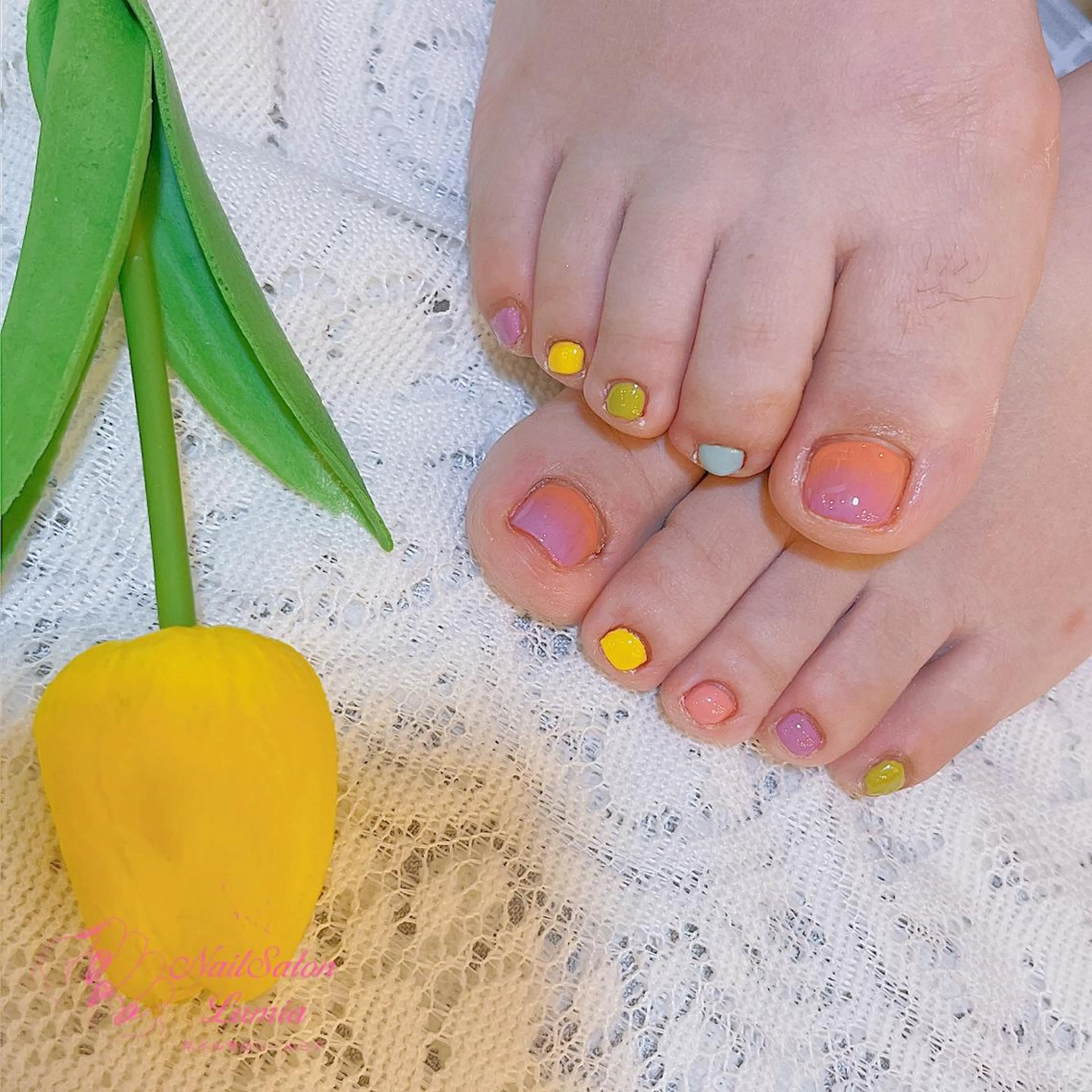 ネイル フットネイル ネイルサロン ルミア Lumia 店長のネイルデザイン