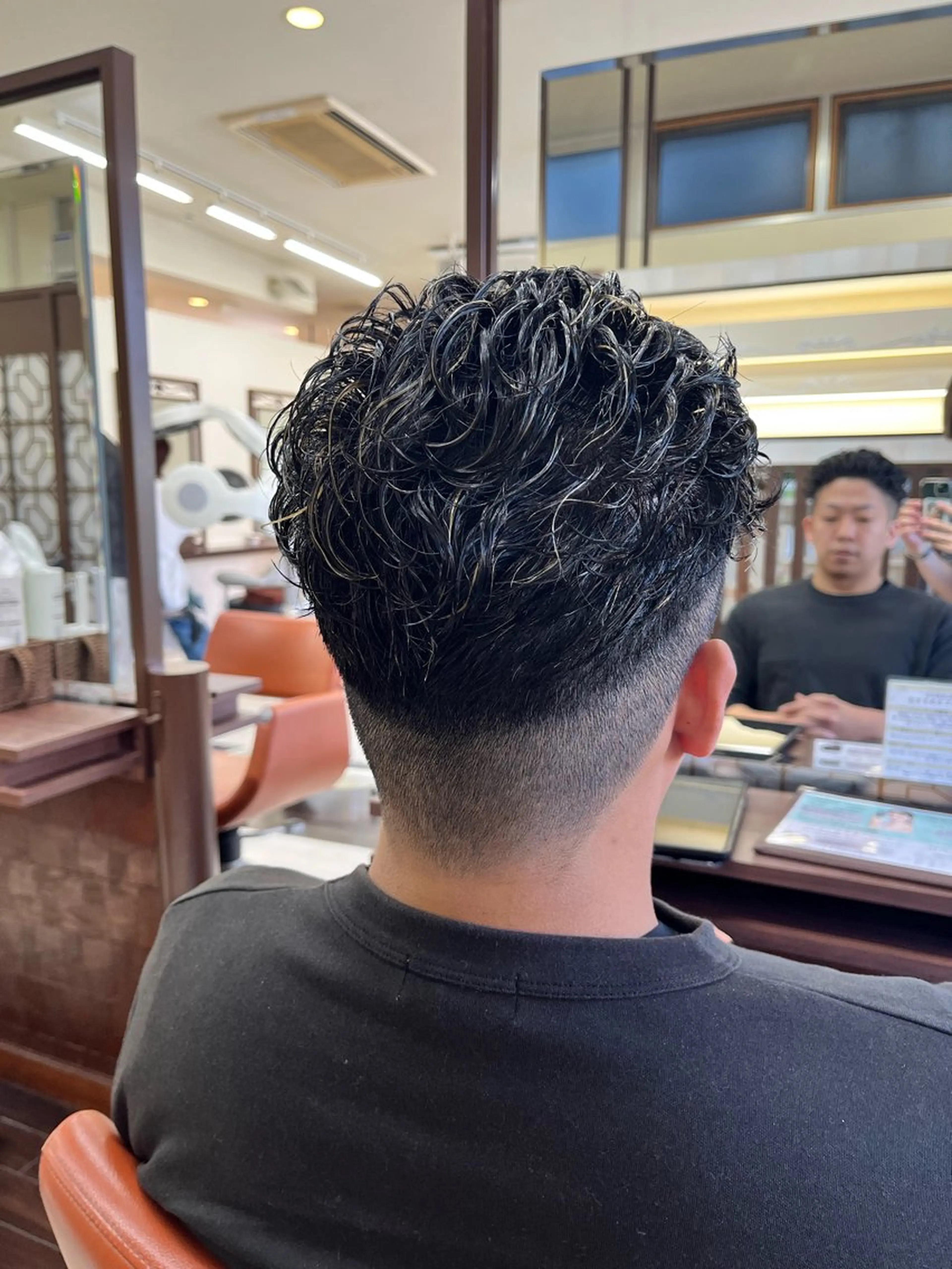 ショート パーマ メンズ メンズパーマ ニュアンスパーマ AROH  men's cut&men's perm 船橋店所属・🧊メンズ特化🧊 高木航希のヘアスタイル