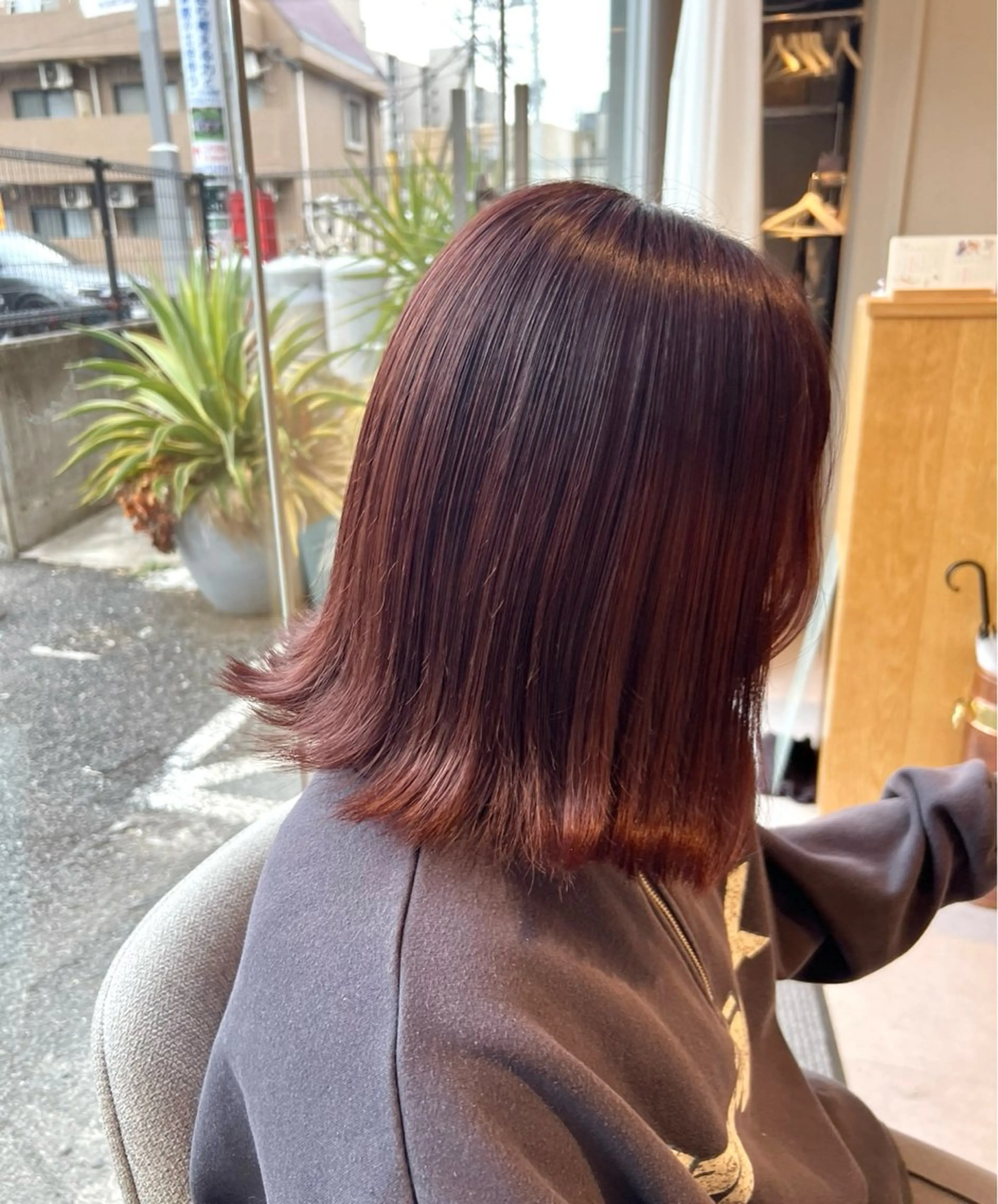 👒ワンカラー（白髪染め可🙆‍♀️)➕5cm以上カット👒の写真