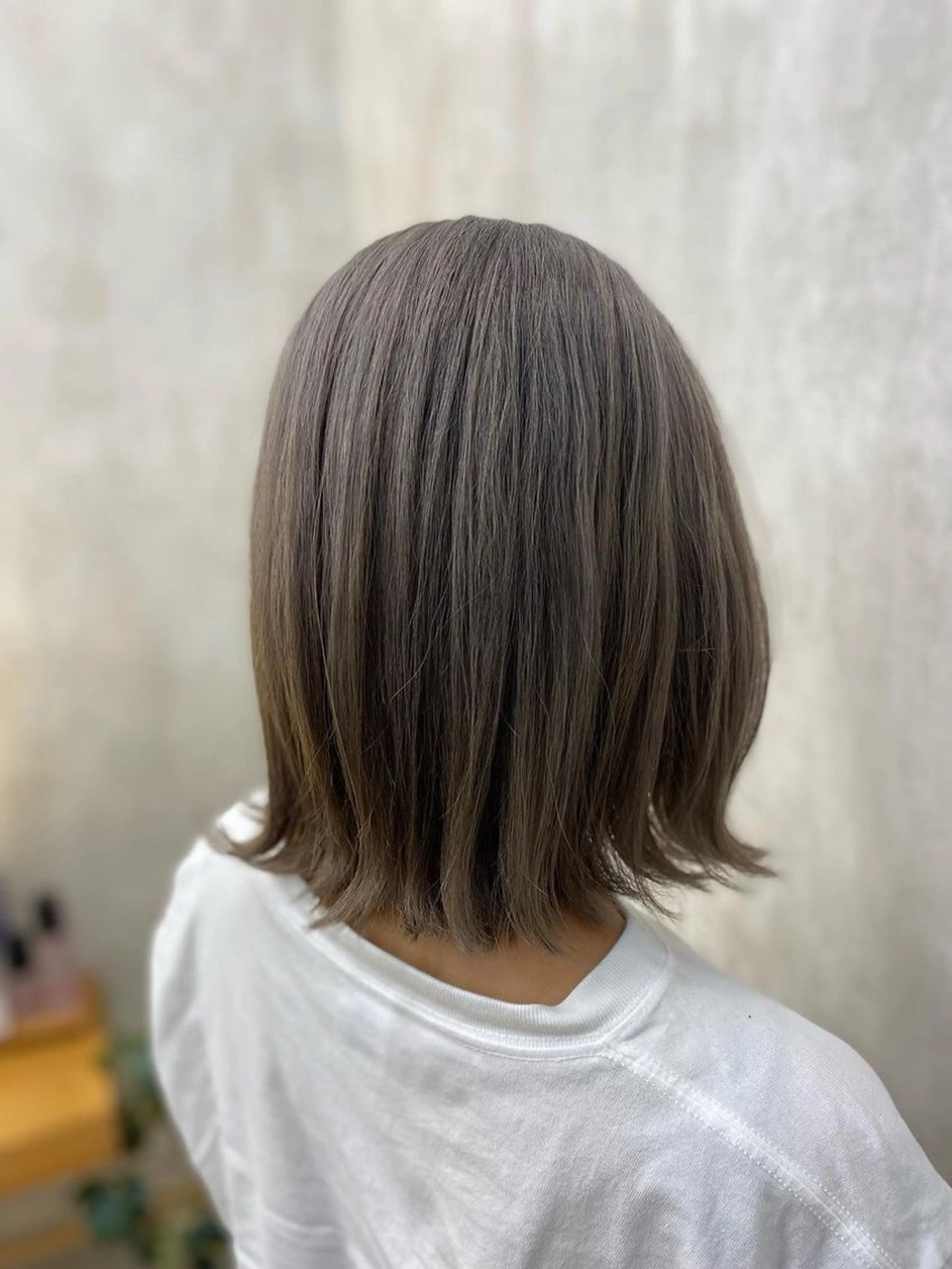 ミディアム カラー hair room  和所属・藤田 沙織のヘアスタイル