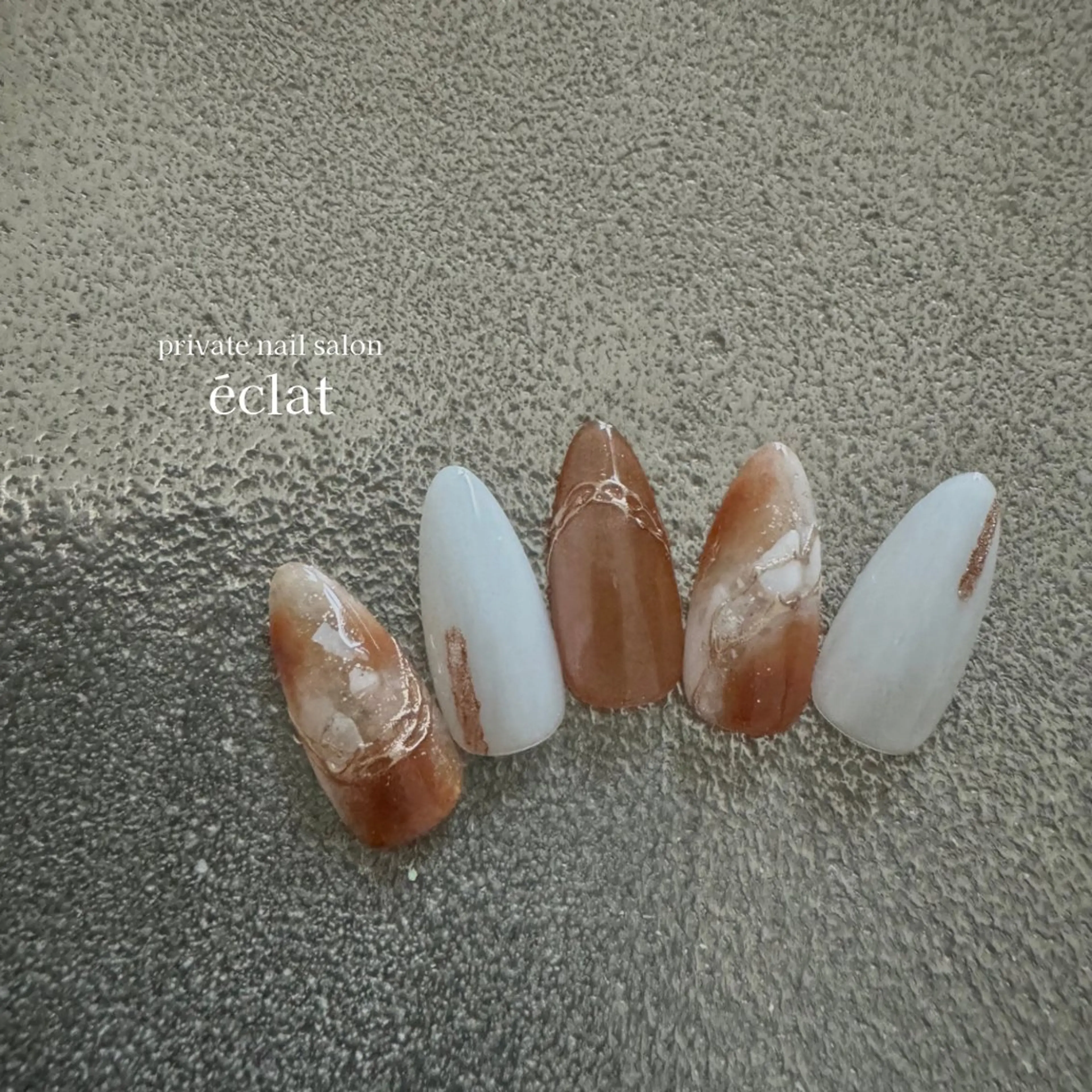 ネイル ニュアンスネイル 春ネイル nailsalon éclatのネイルデザイン