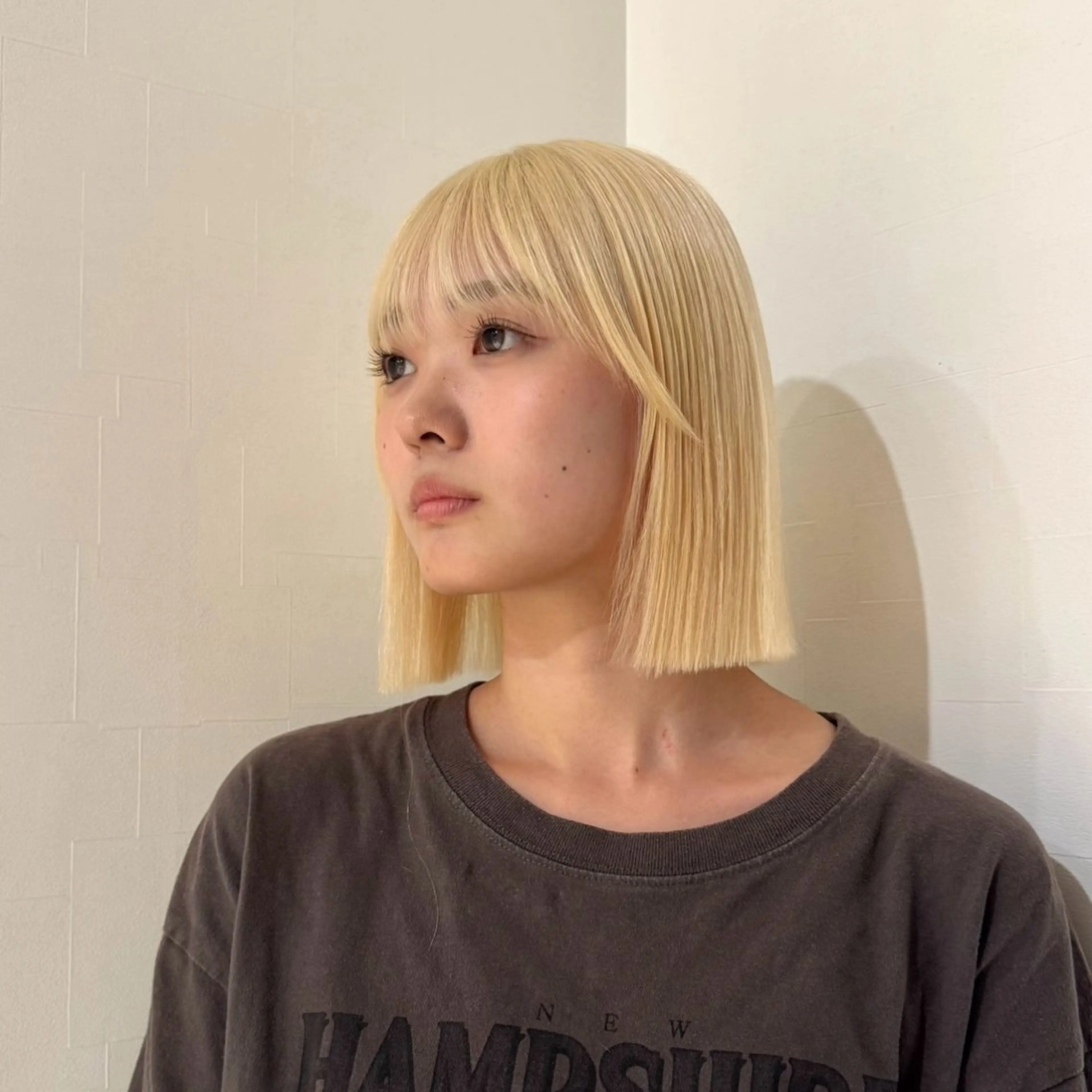 ミディアム earth吉祥寺店所属・吉祥寺/koume/ カラー/レイヤーのヘアスタイル