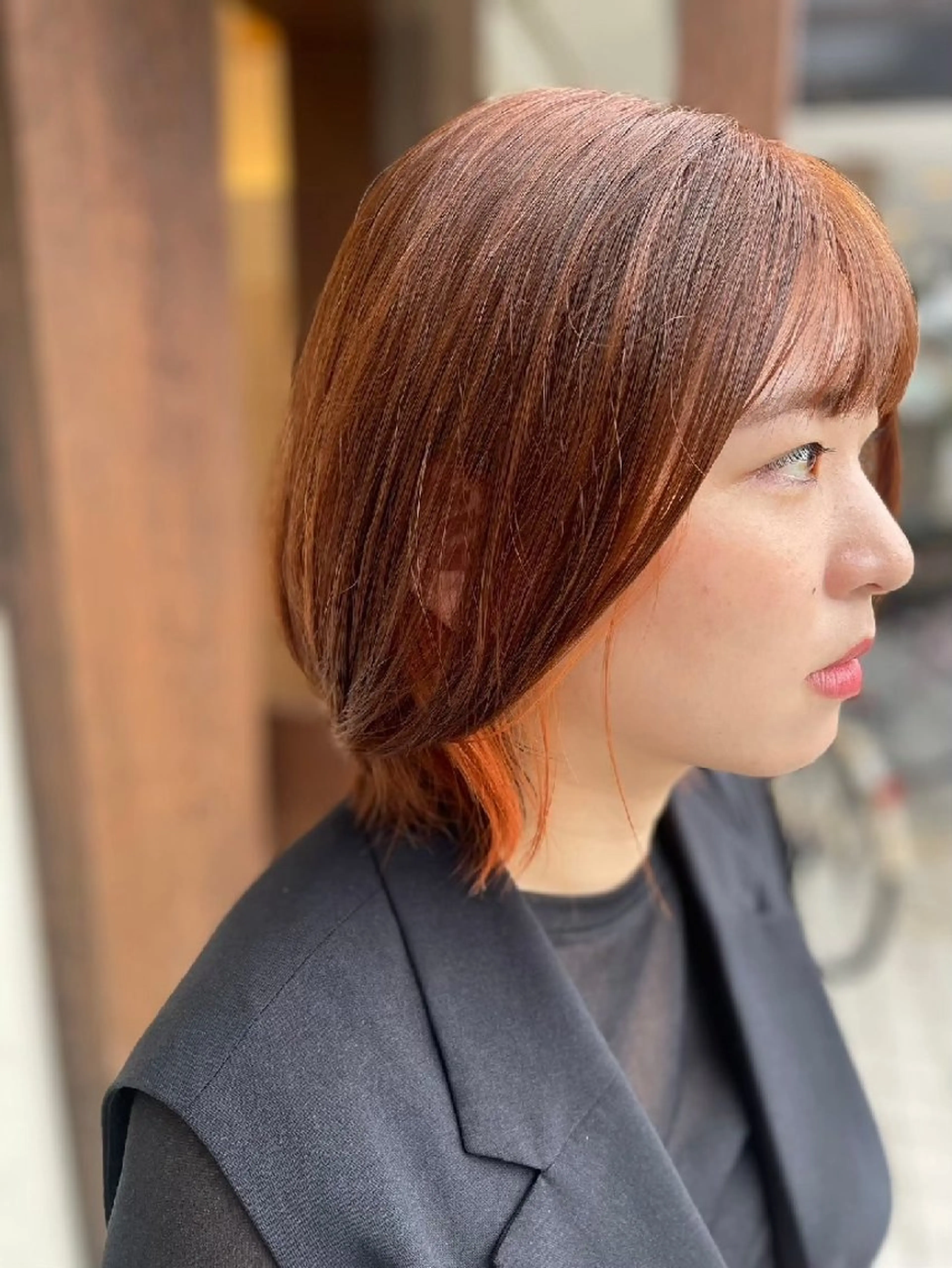 カラー ヘアカラー 束感まつぱ🥑🤍 NATUKI🤍のマツエク・マツパデザイン