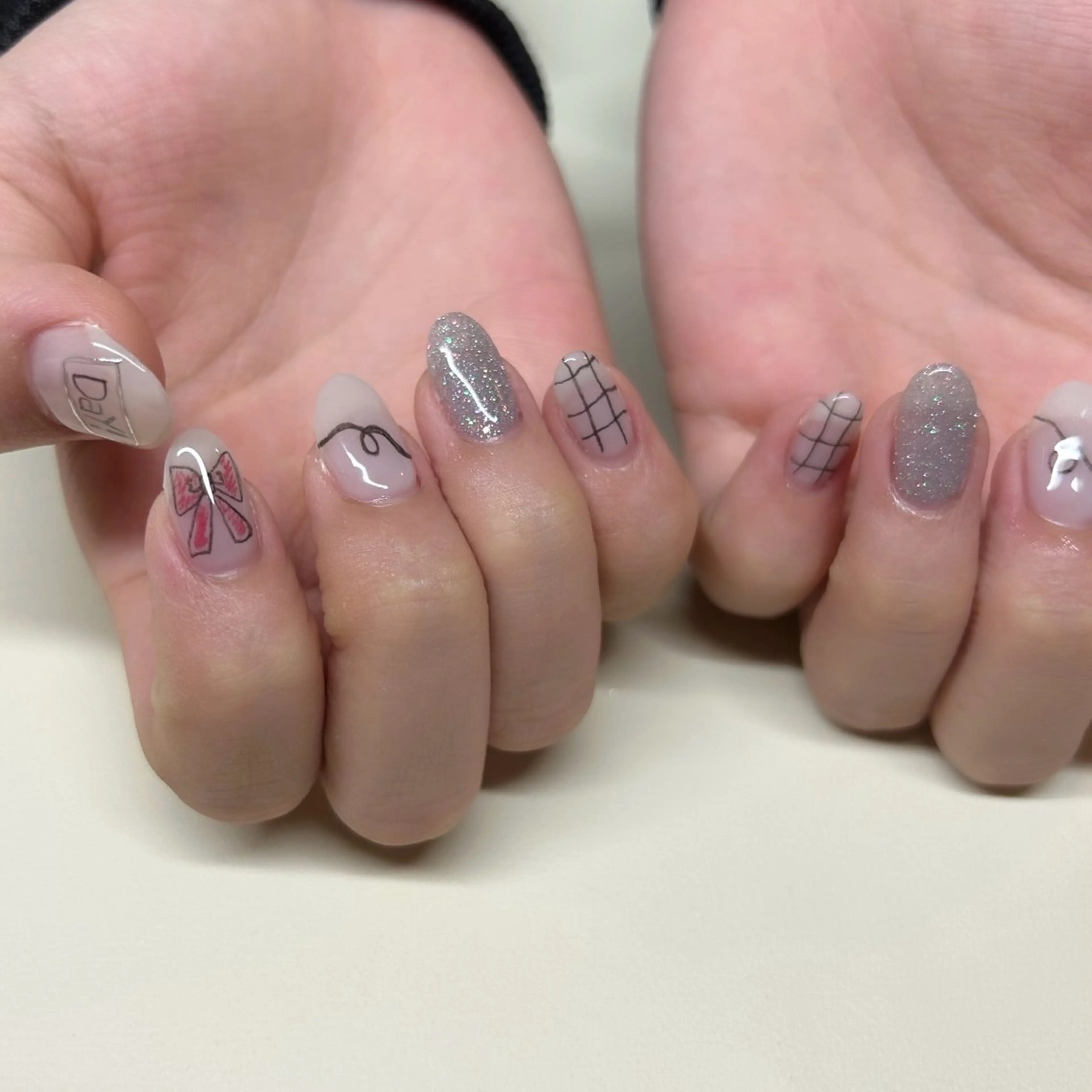 セミロング yumi 溝の口nailのネイルデザイン
