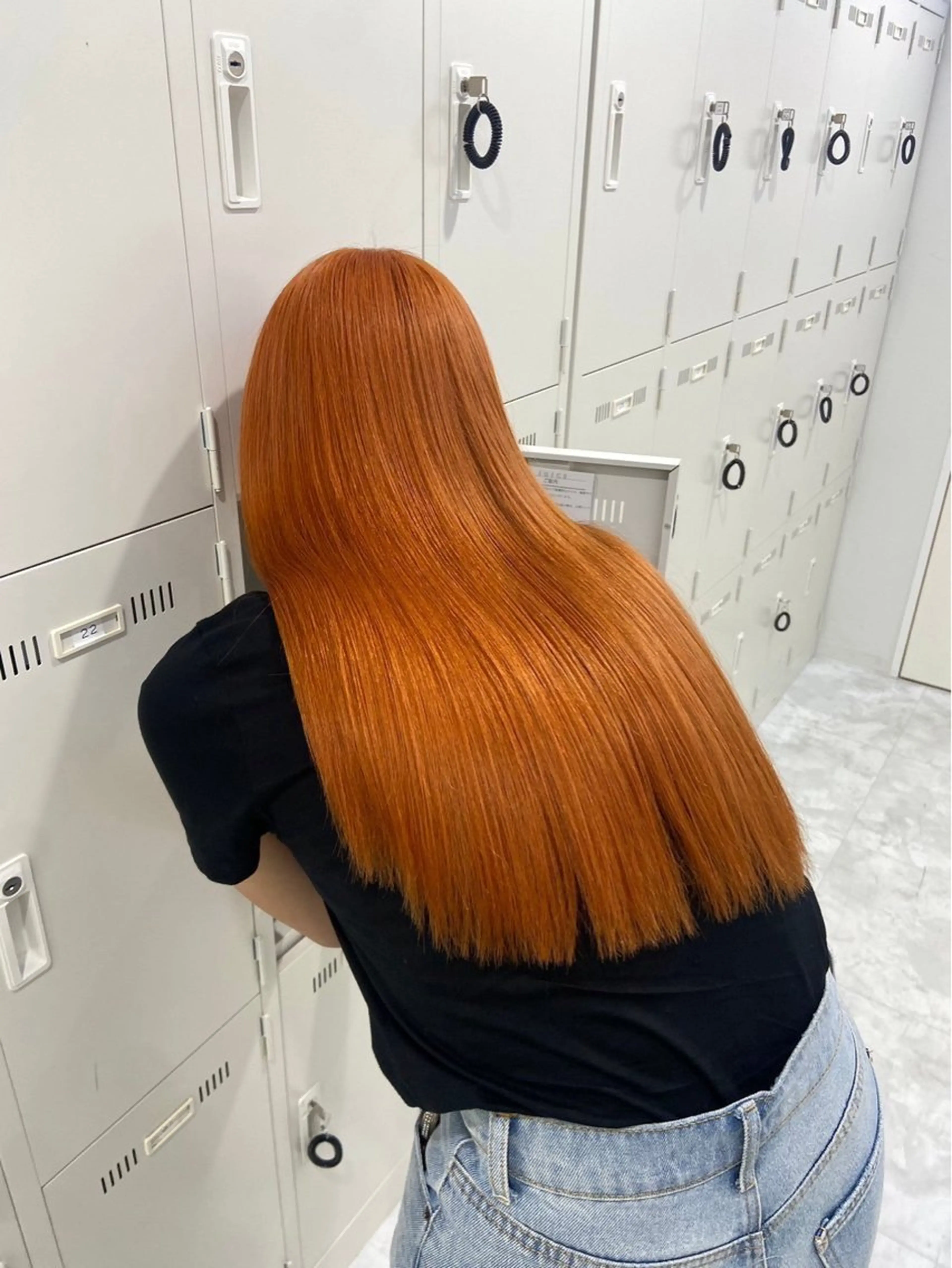 ロング カラー トレンド暖色ヘア🍒 miu🍒のヘアスタイル