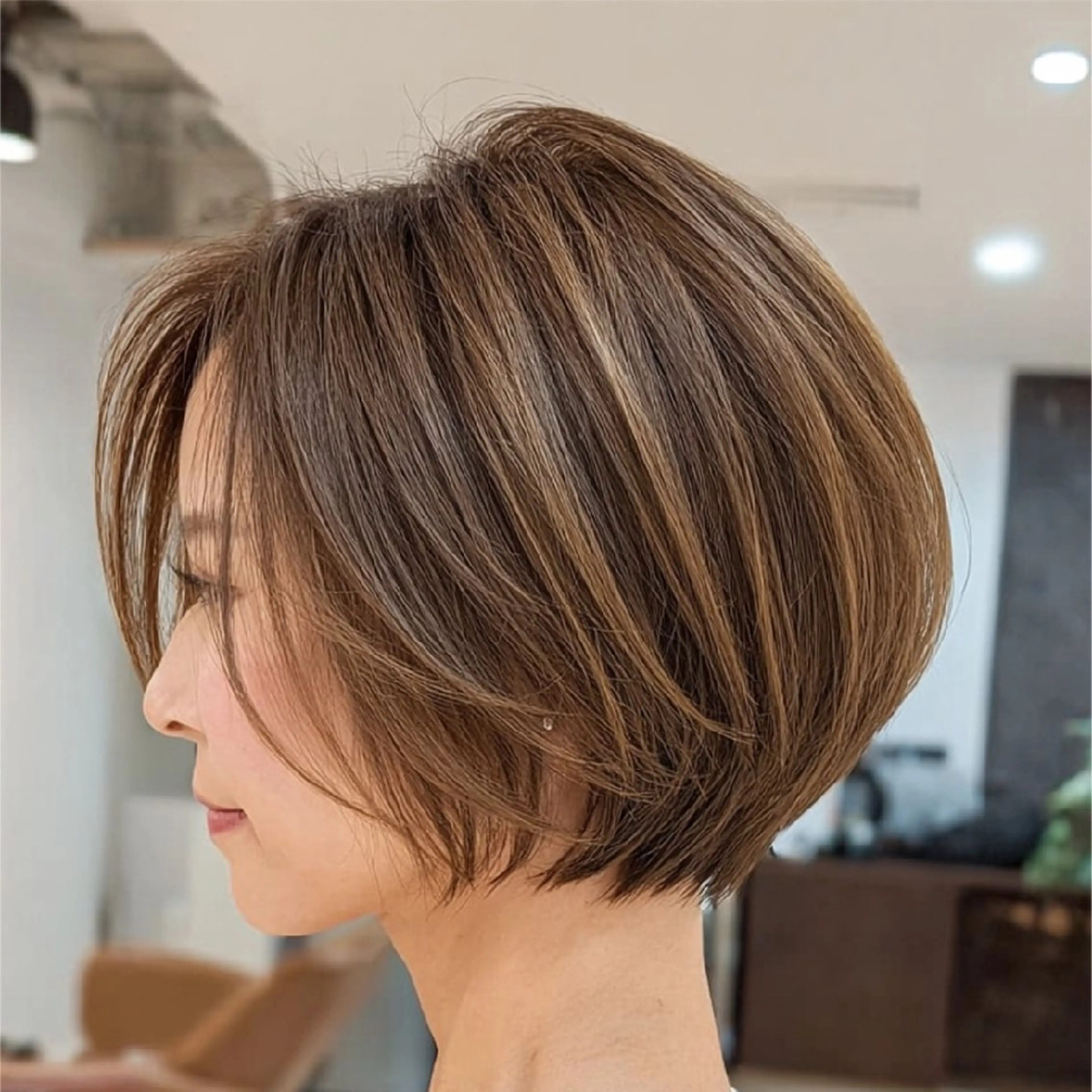 ショート カラー ハイライトカラー ハイライト 安達まい/ インナーカラー◎のヘアスタイル