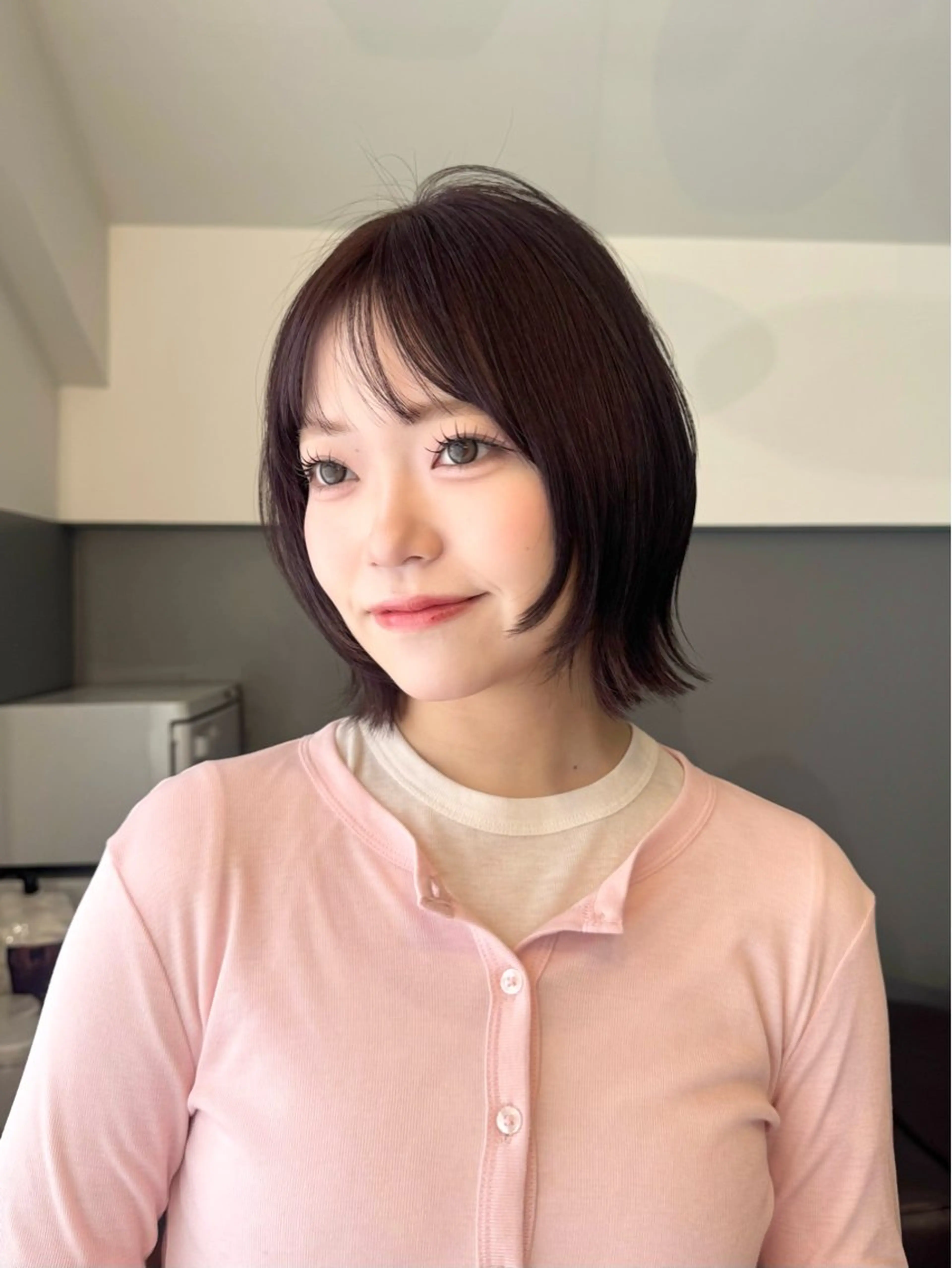 ショート カラー ヘアカラー 🫧艶カラー/ダブル カラー♡/桜🌸のヘアスタイル