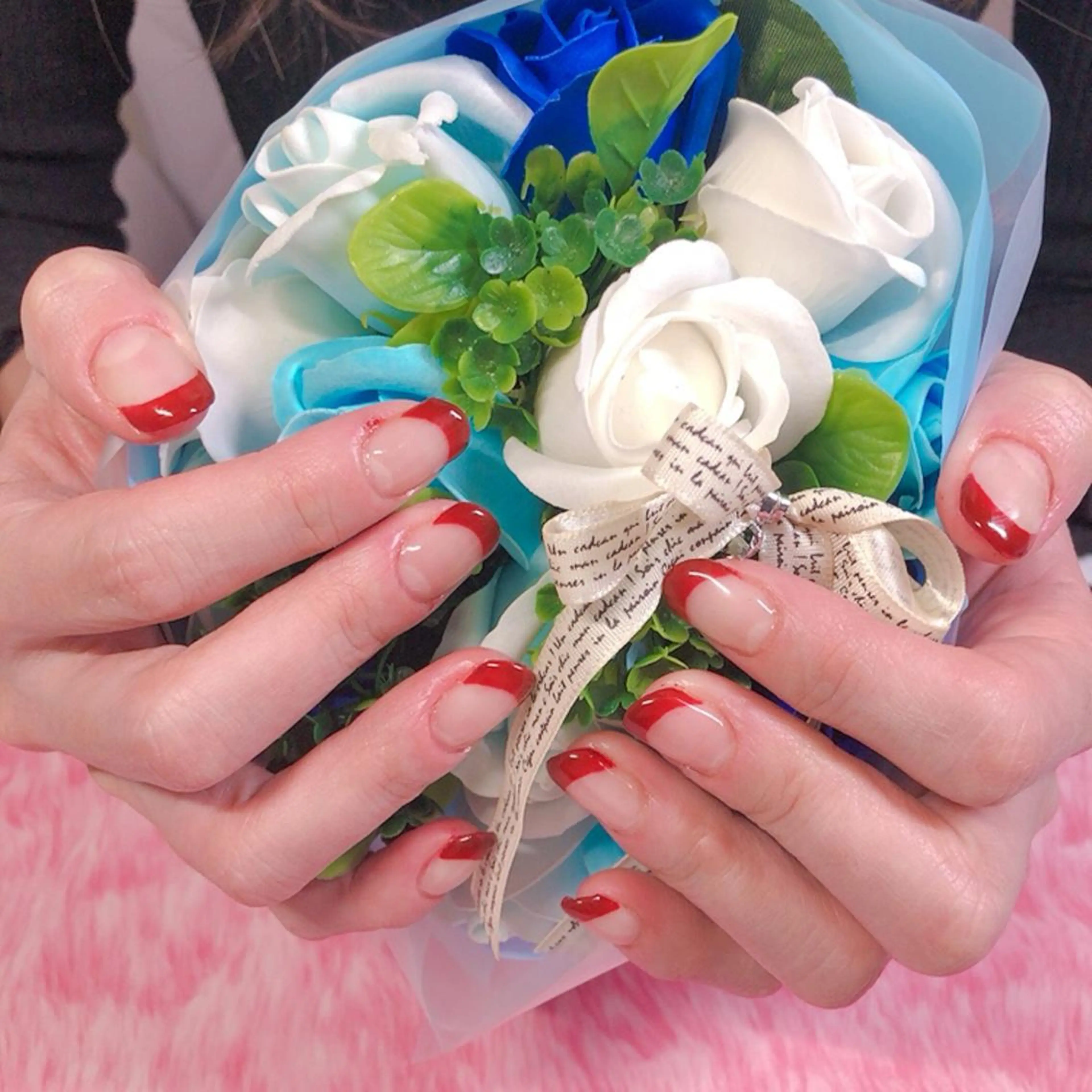 ネイル フレンチネイル 奥園 良恵のネイルデザイン