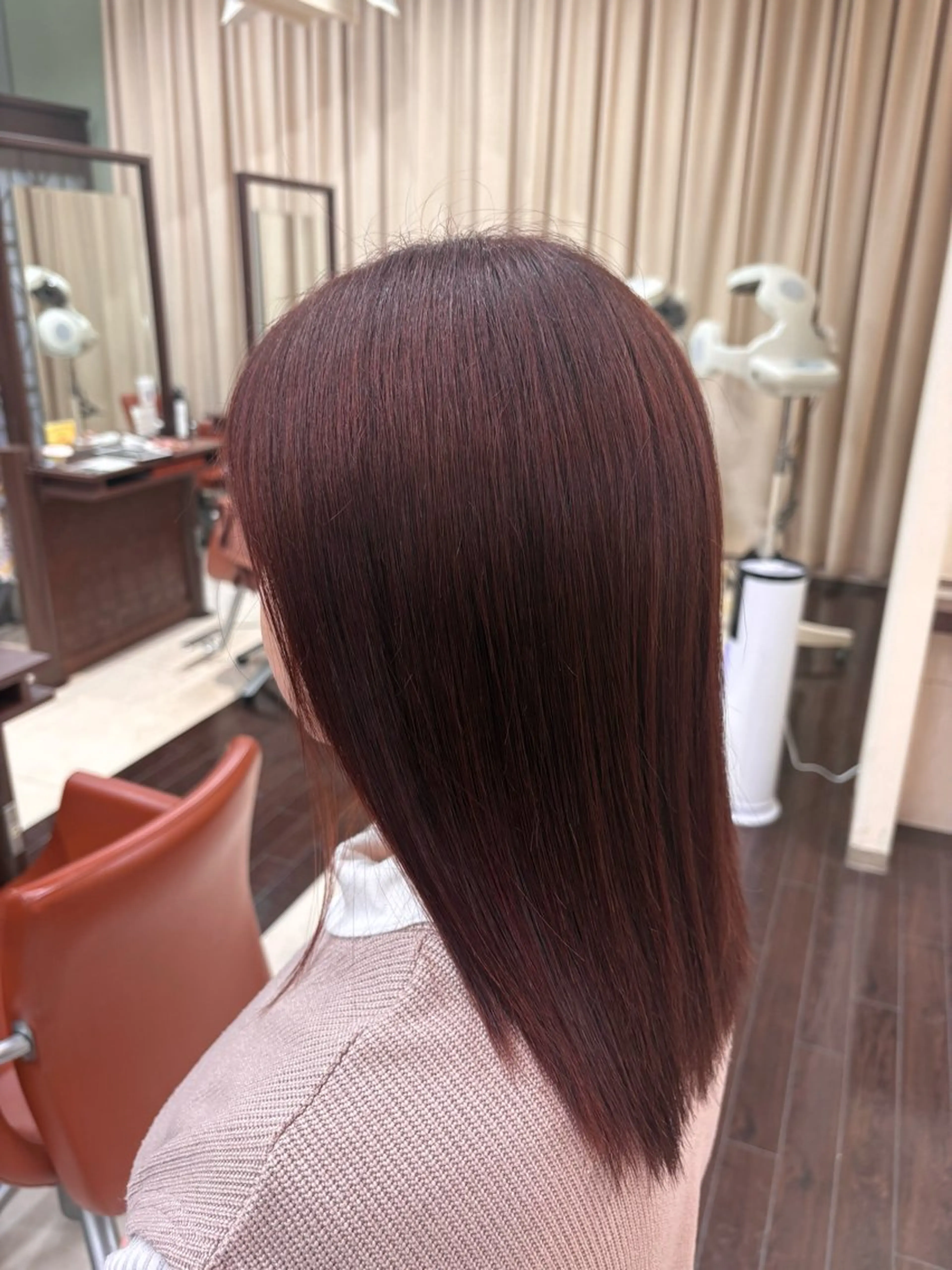 カラー ブリーチ ブラウンカラー ブリーチなしカラー ピンクカラー ヘアカラー 垢抜けデザイナー/ ハイトーン/朝倉友香のヘアスタイル