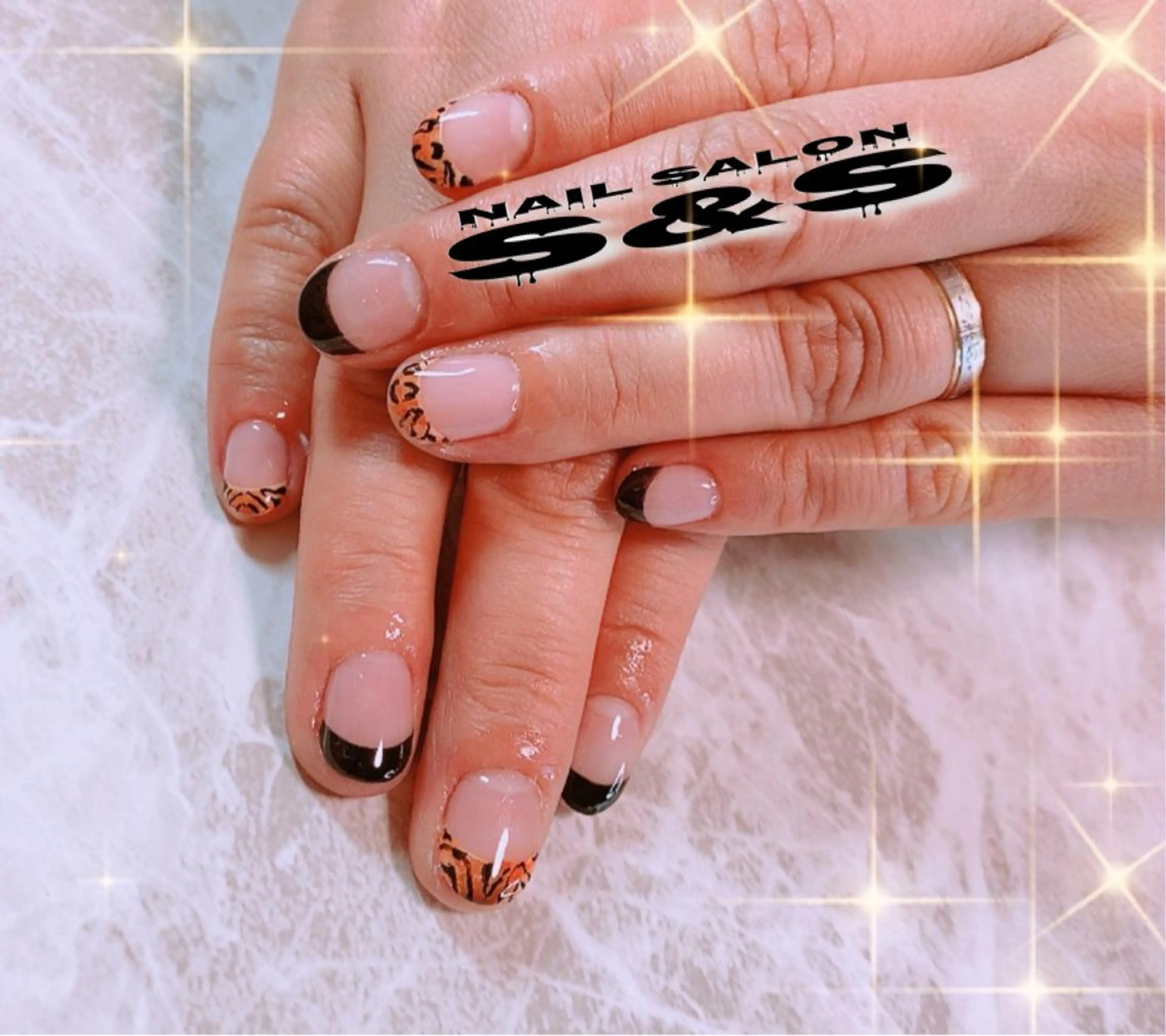 ネイル 長さ出し メンズネイル 持ち込み スカルプネイル S&S 村田小百合のネイルデザイン